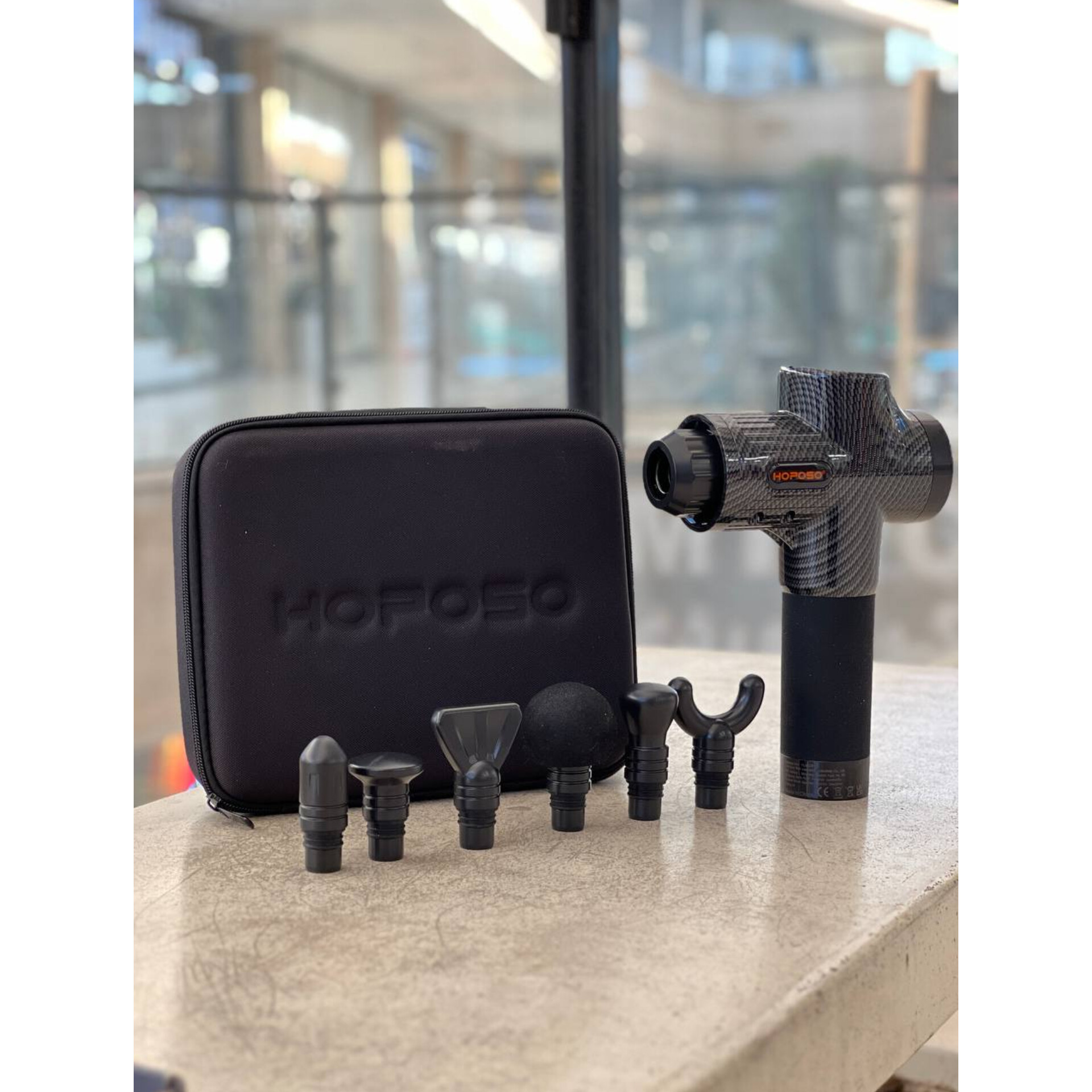 ماساژور تفنگی حرفه‌ای HOPOSO YL-MG001
