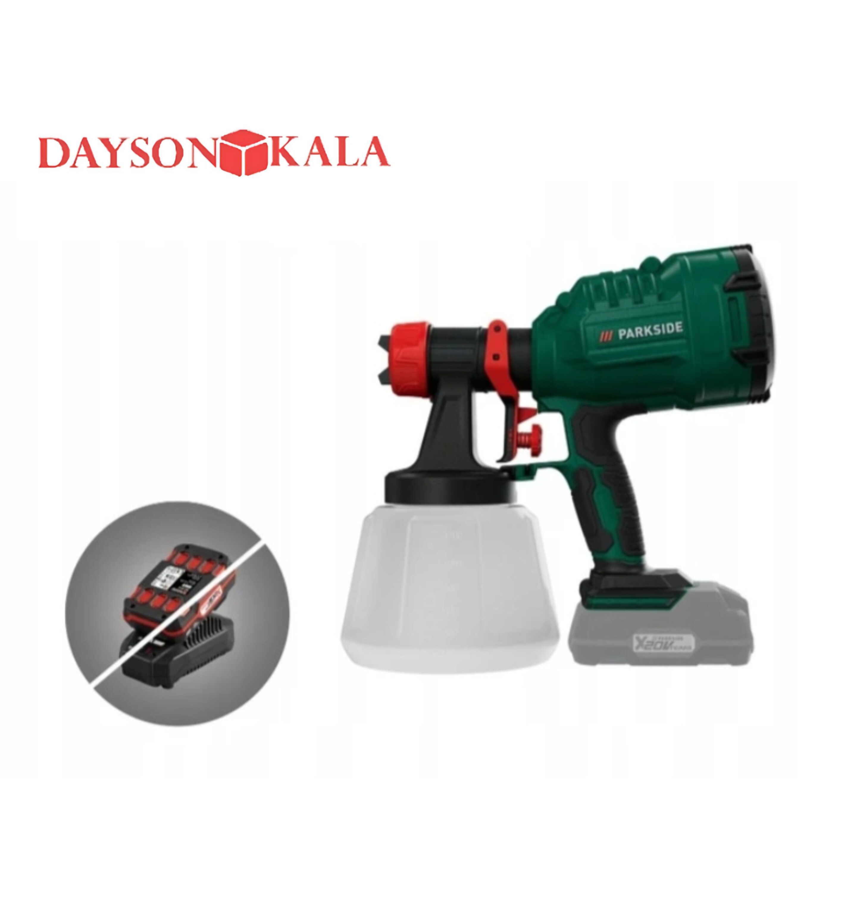 پیستوله شارژی پارکساید مدل PFSA-20-Li-B2