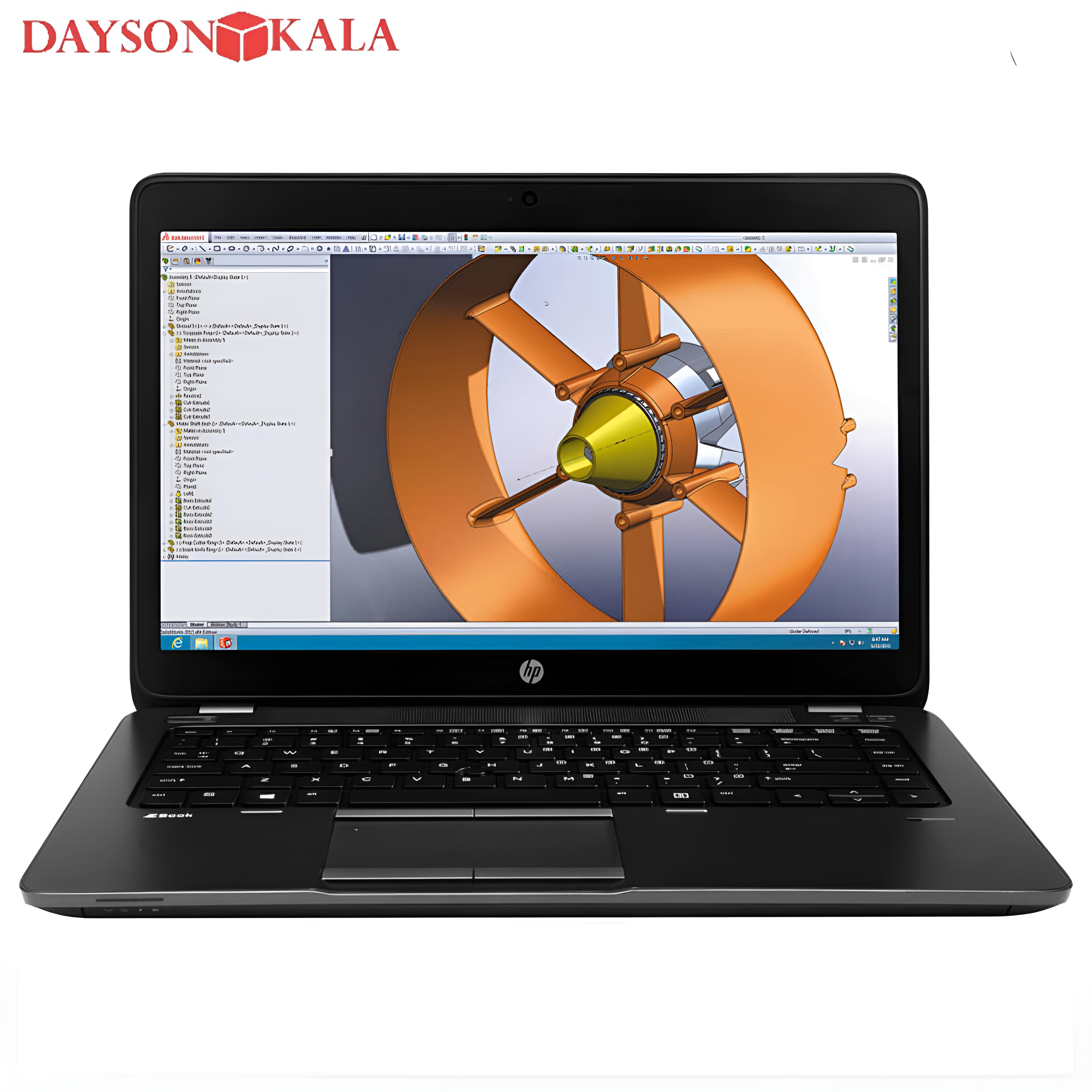 لپ تاپ HP Zbook14G1با پردازنده i74600U رم16