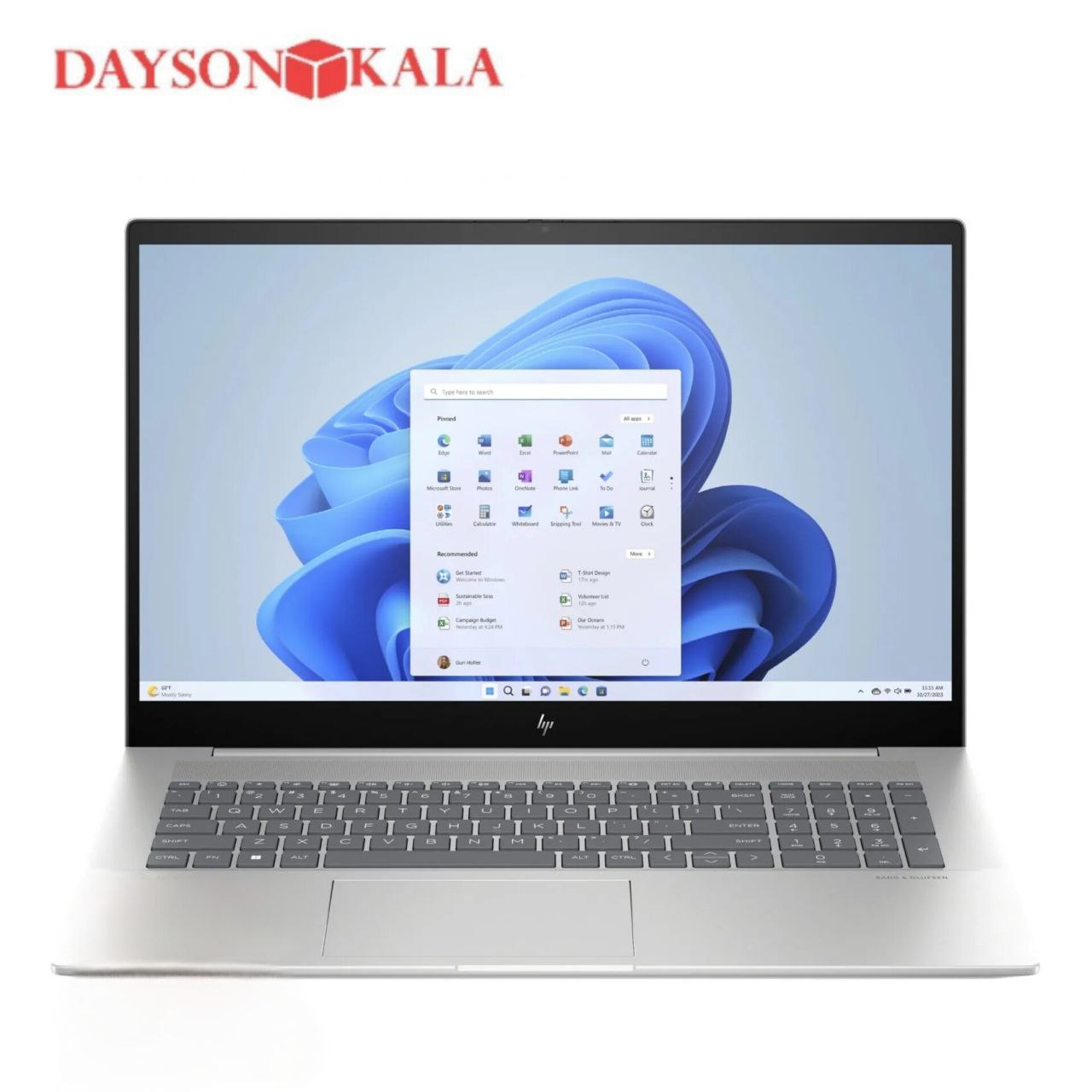 لپ تاپ Envy17 پردازنده i7-1355U رم 16گیگابایت هارد 512 گیگابایت نمایشگر 17اینچ
