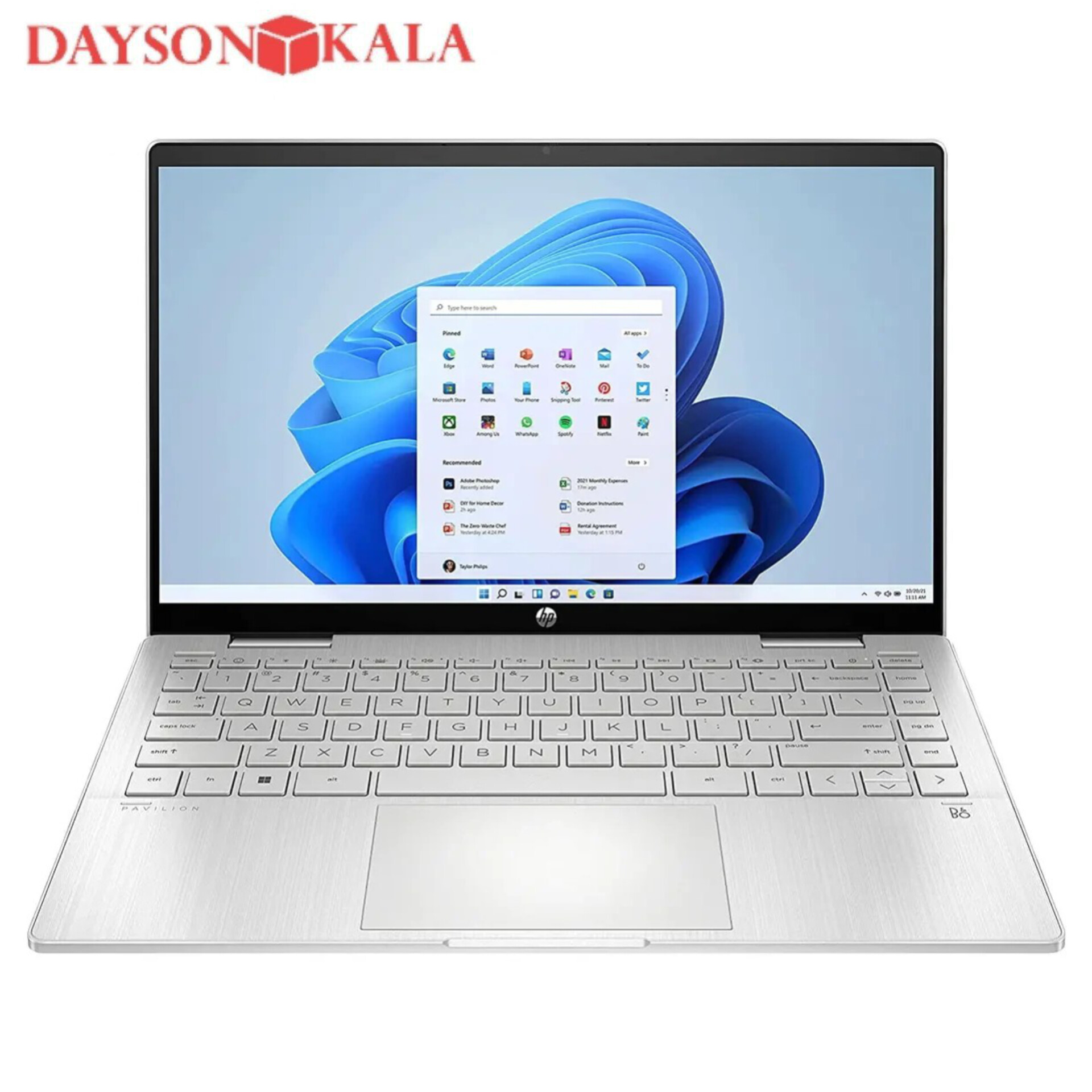 لپ تاپ HP Pavilion14 پردازنده i5_1235U رم 8 هارد256 نمایشگر14اینچ