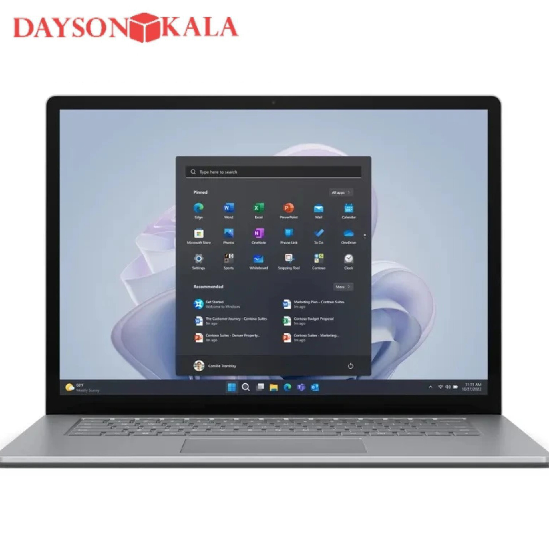 لپ تاپ surface 5 پردازنده i7_1255U رم 8 هارد 256 نمایشگر15اینچ
