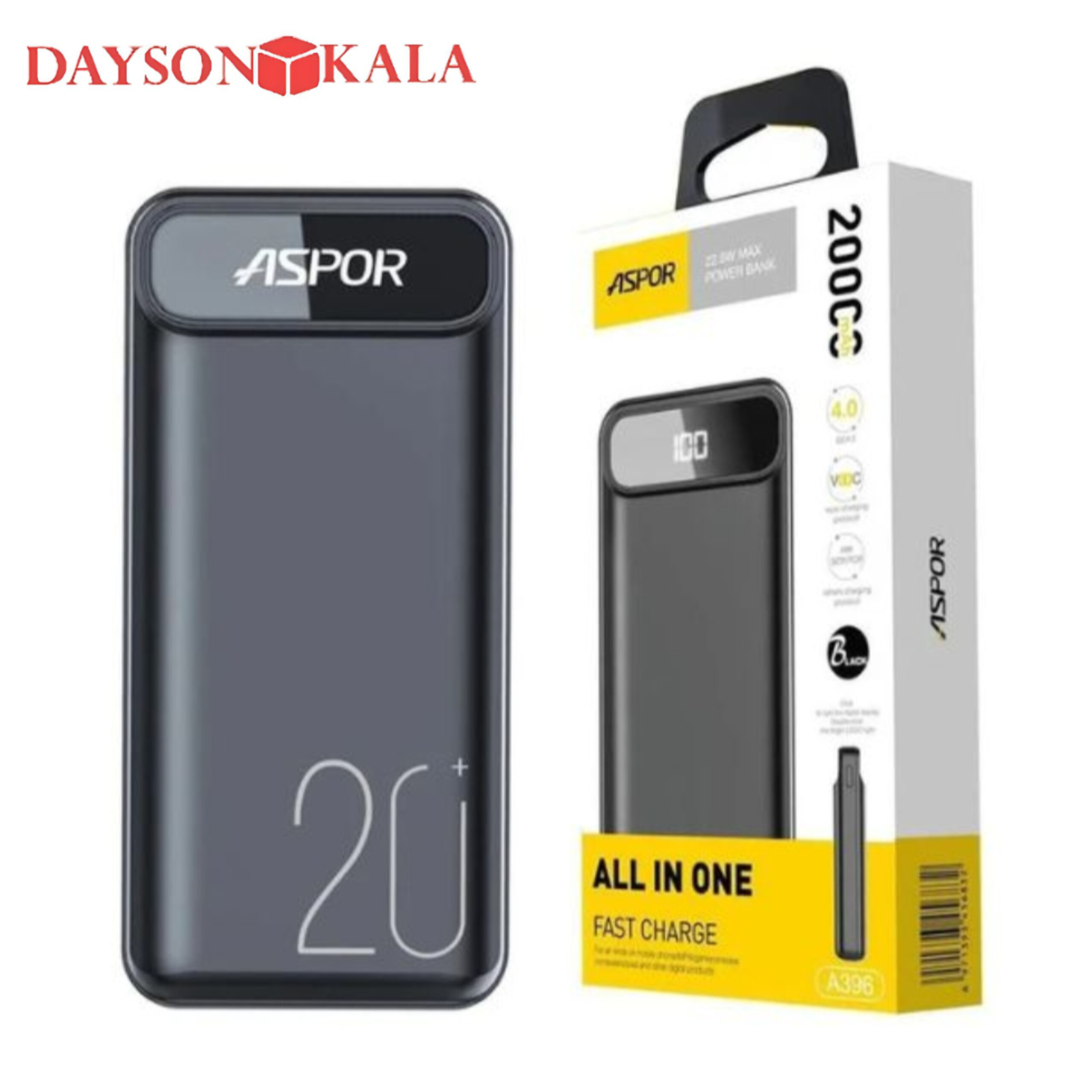 پاوربانک Aspor مدل A396