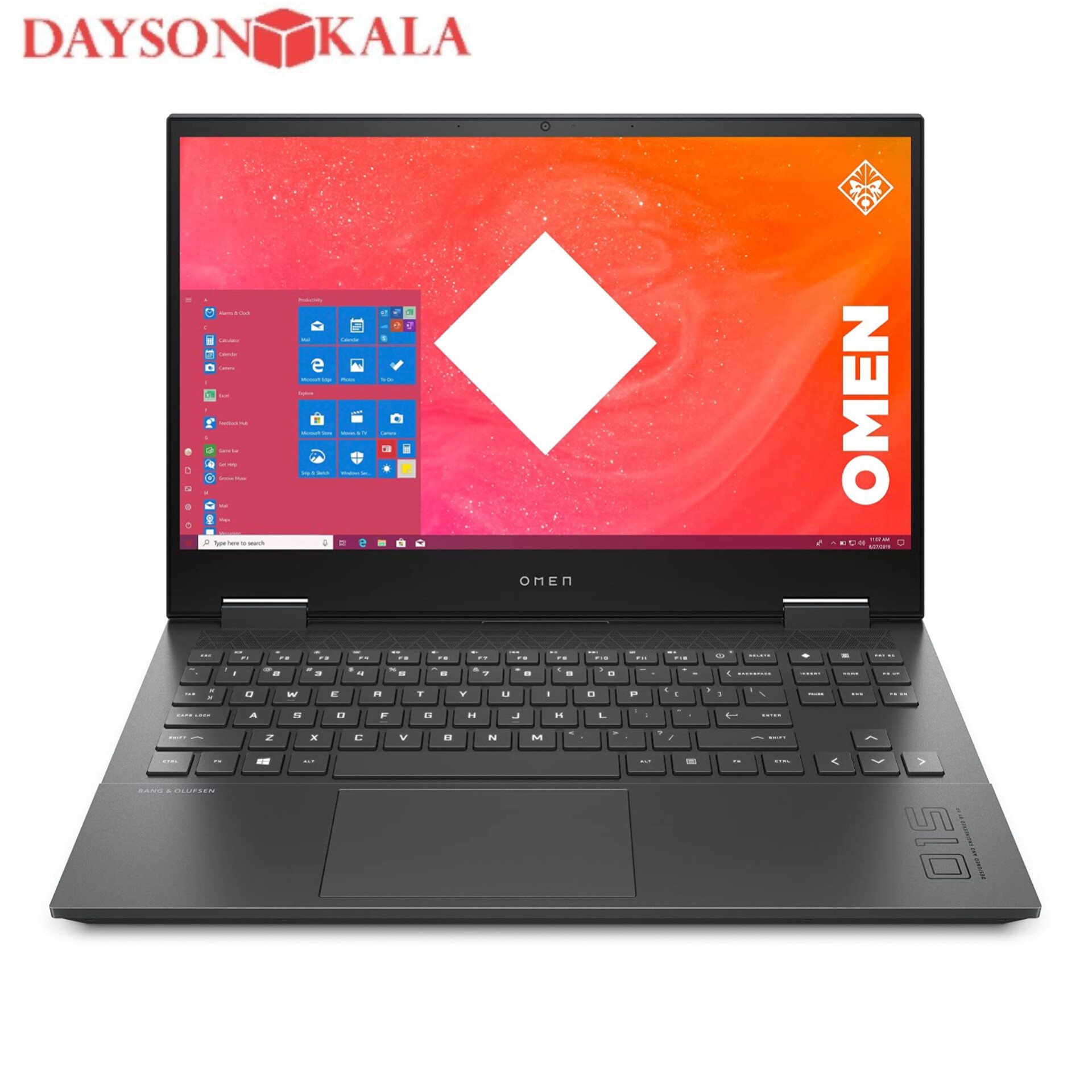 لپ تاپ HP omen17 پردازنده i5_11400H  رم 16 هارد 1ترابایت نمایشگر 17اینچ