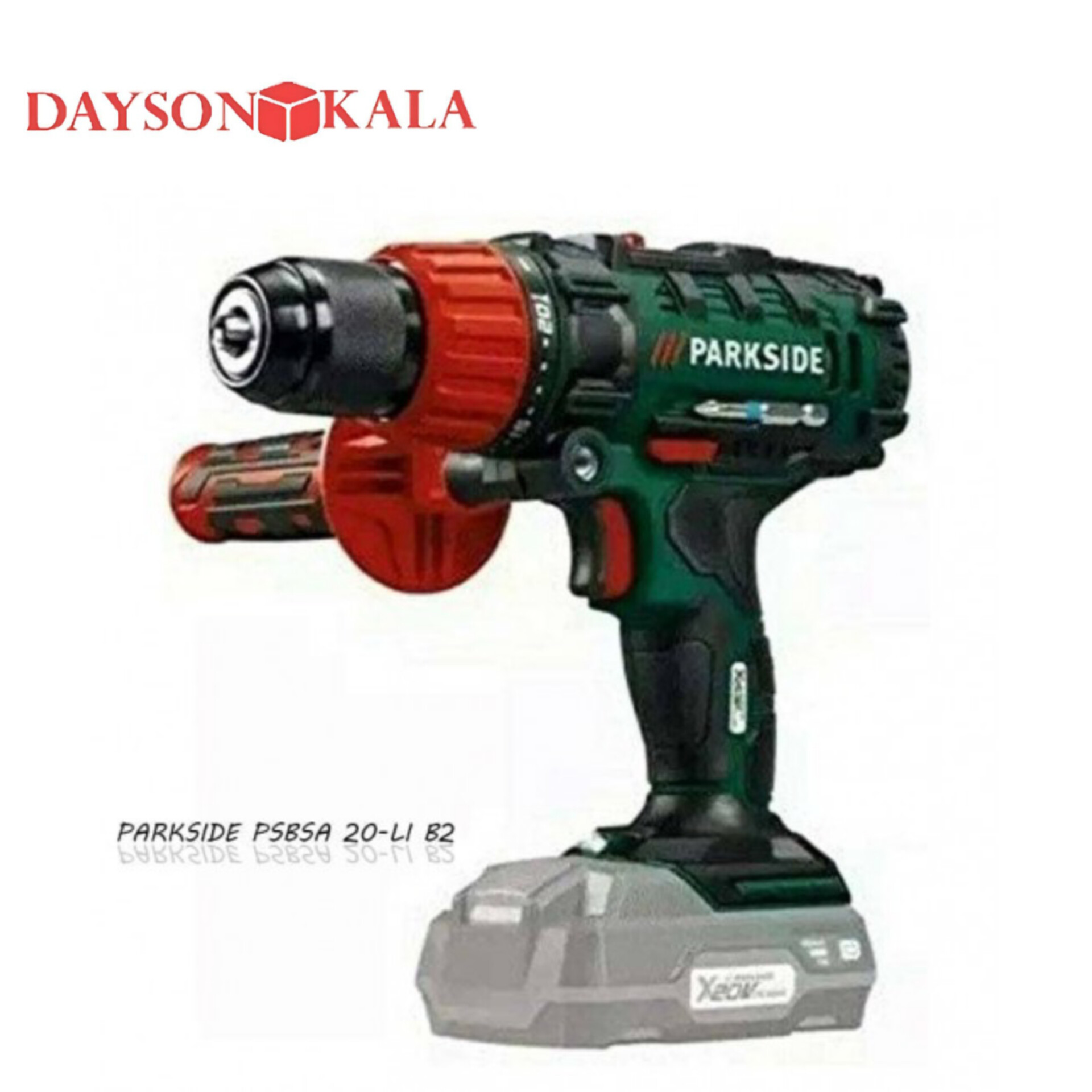 دریل شارژی براشلس پارکساید PSBSA 20-LI B2