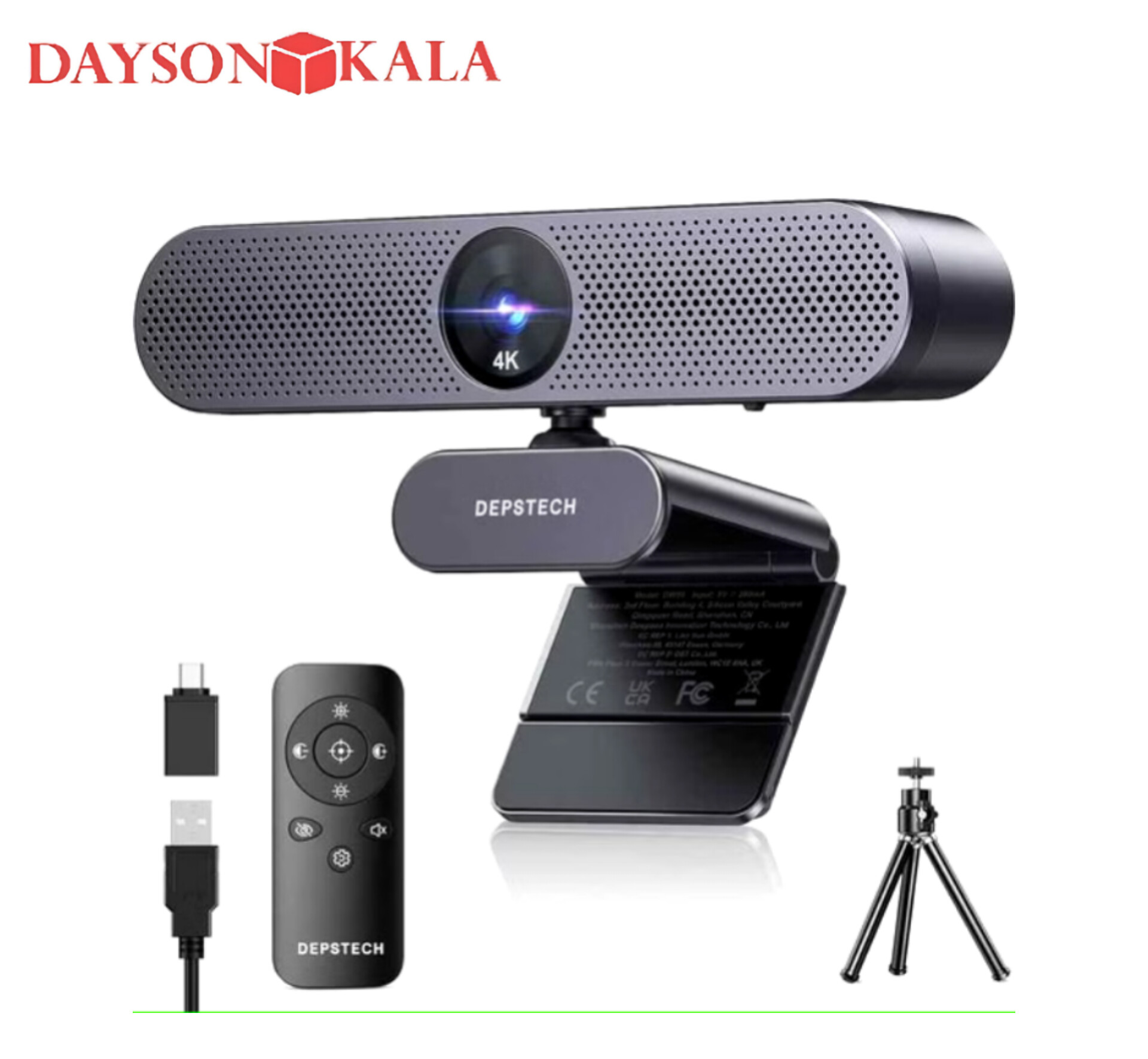 وب کم DEPSTECH 4K مدل DW50