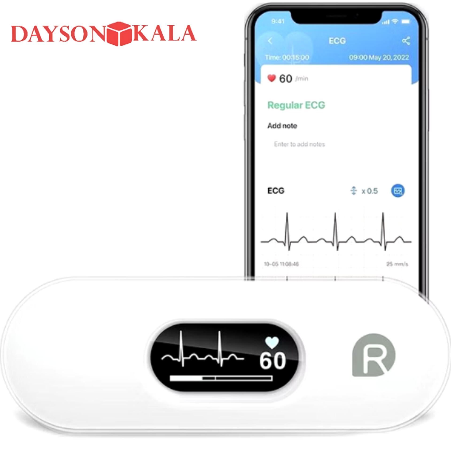 ترکر نمایش ضربان قلب پیشرفته برند Wellue DUOEK-S