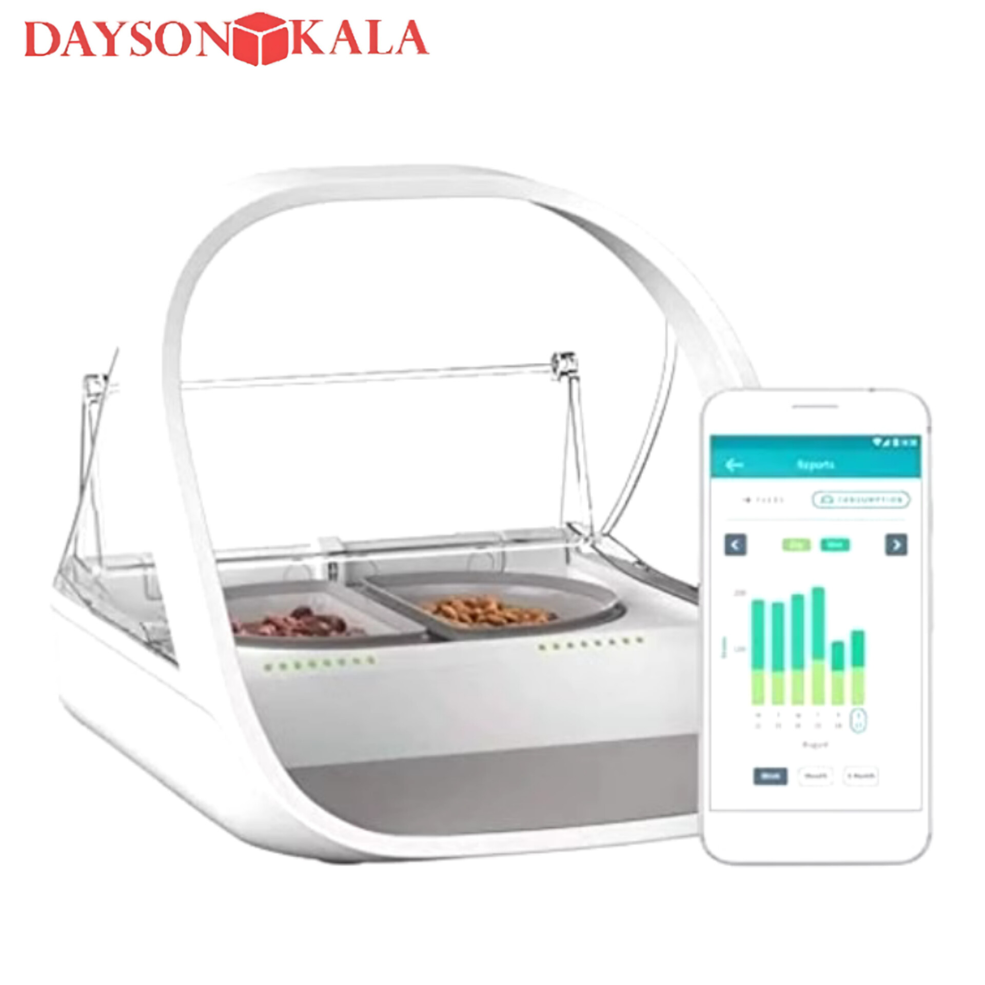 ظرف غذای هوشمند حیوانات مجهز بهSURE FEED wifi