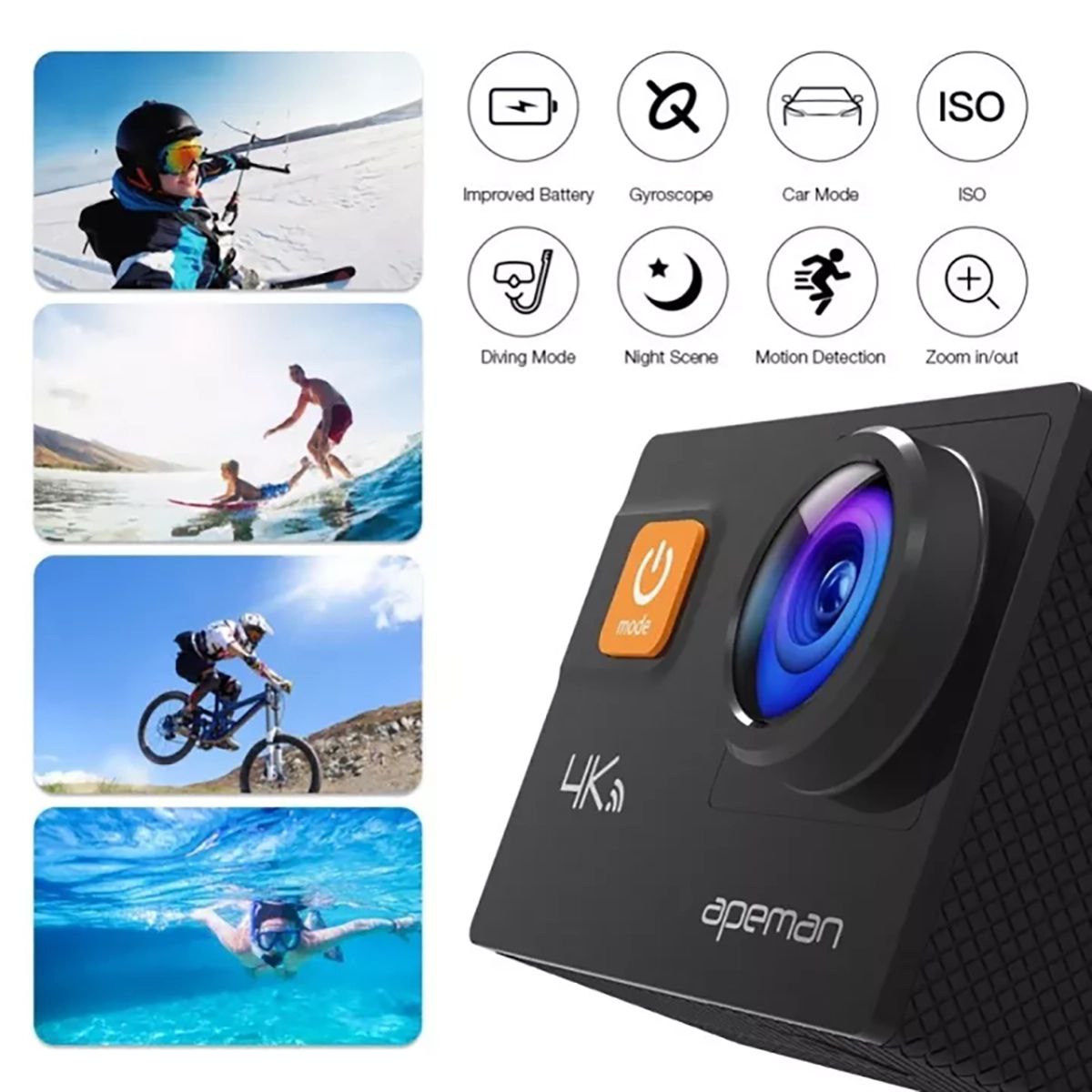 دوربین اکشن ACTION CAMERA A87