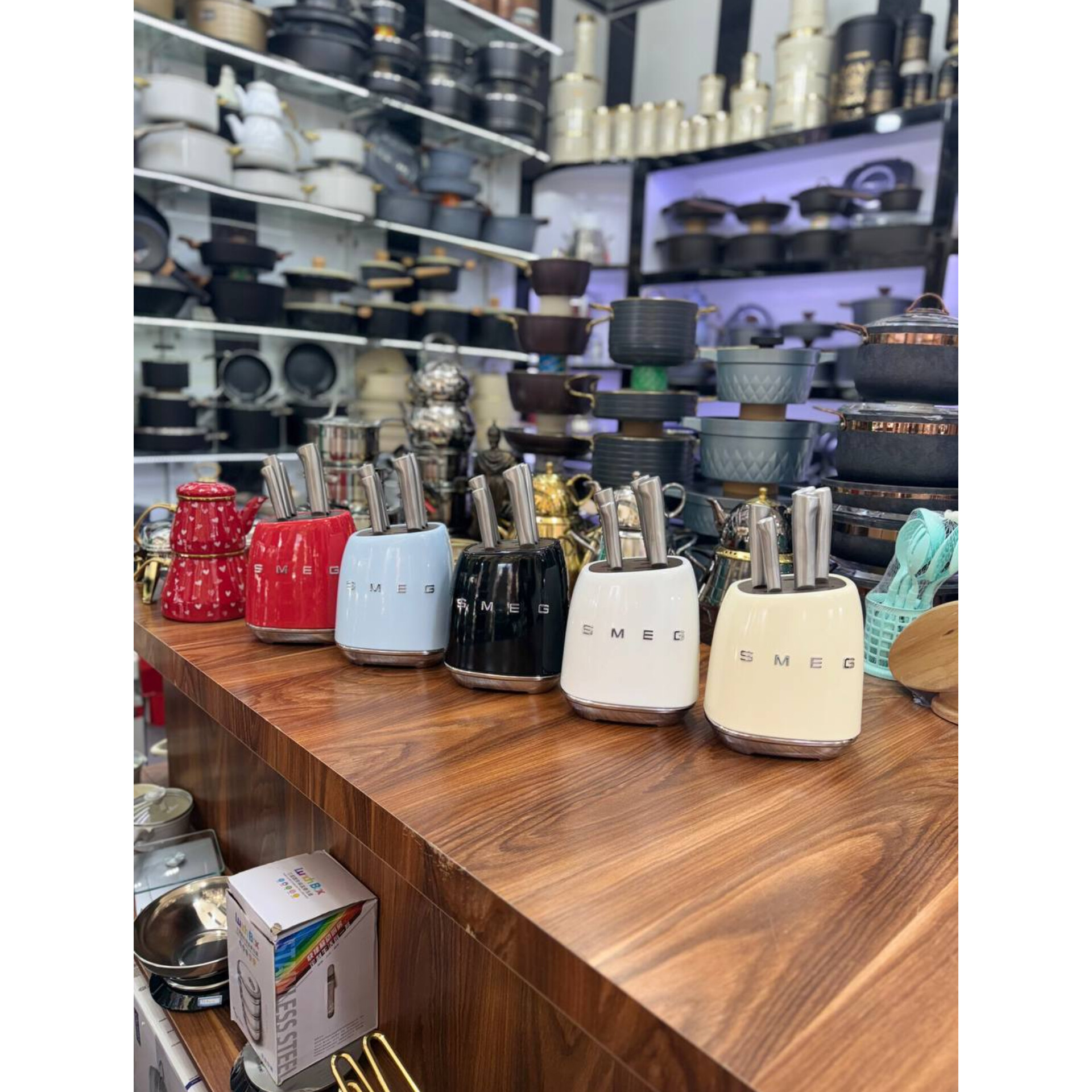 سرویس چاقو 7 پارچه اسمگ  KBSF01CR