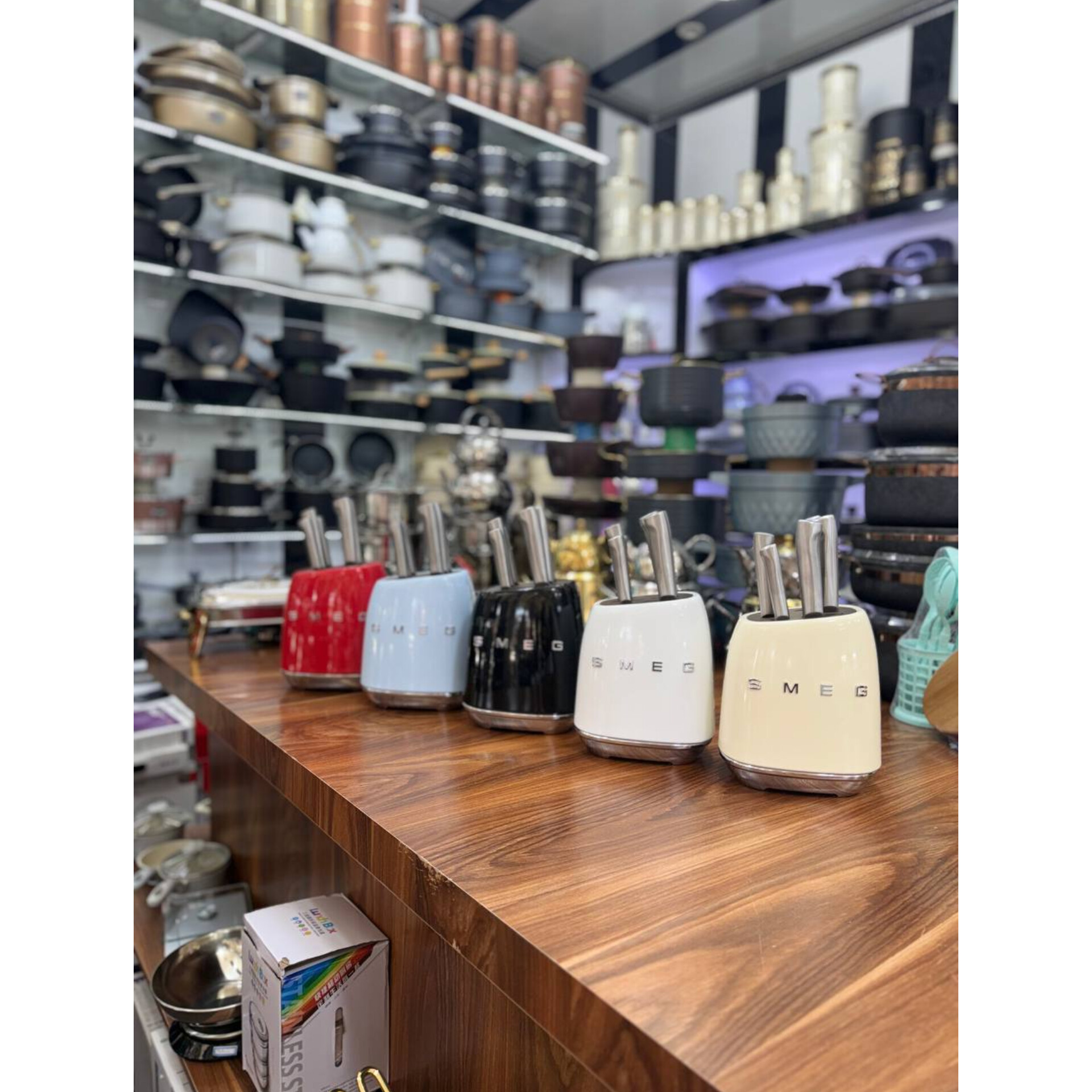 سرویس چاقو 7 پارچه اسمگ  KBSF01CR