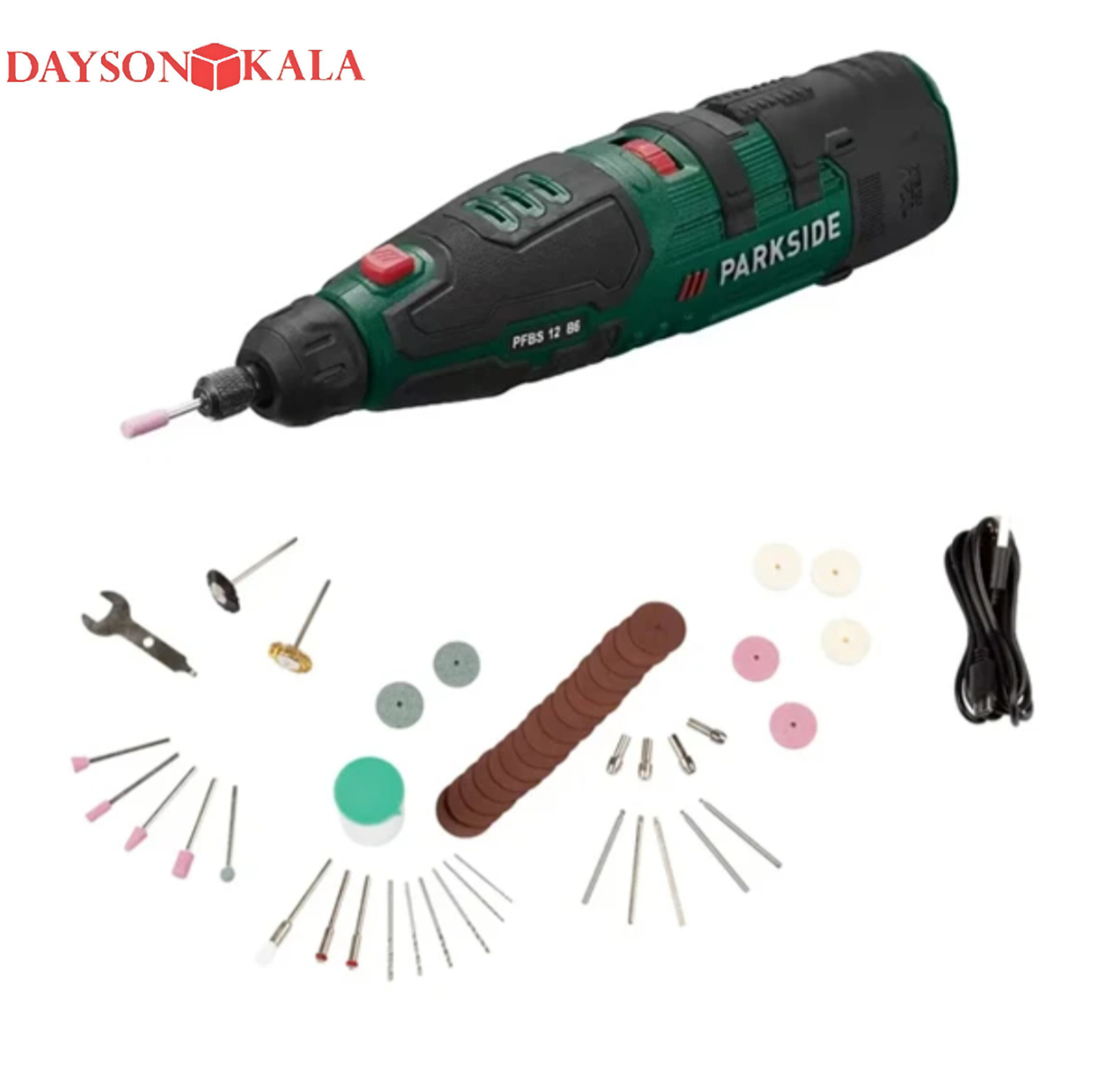 فرز انگشتی شارژی پارکساید مدل PFBS-12-C7