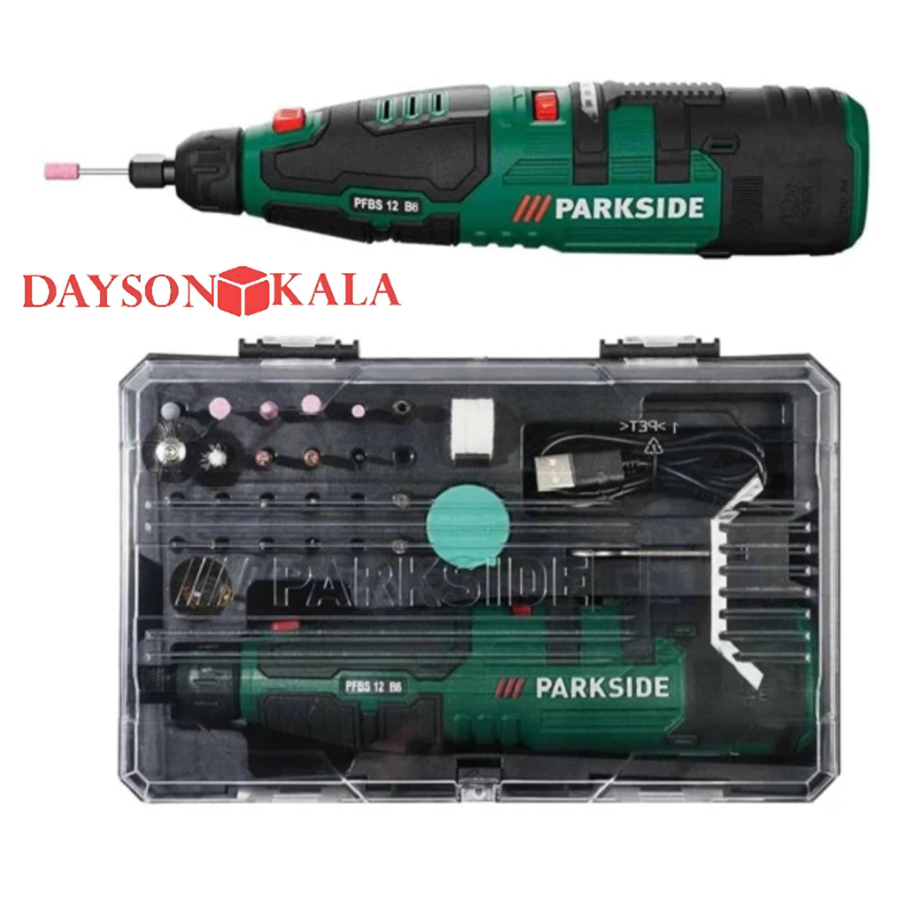 فرز انگشتی شارژی پارکساید مدل PFBS-12-C7
