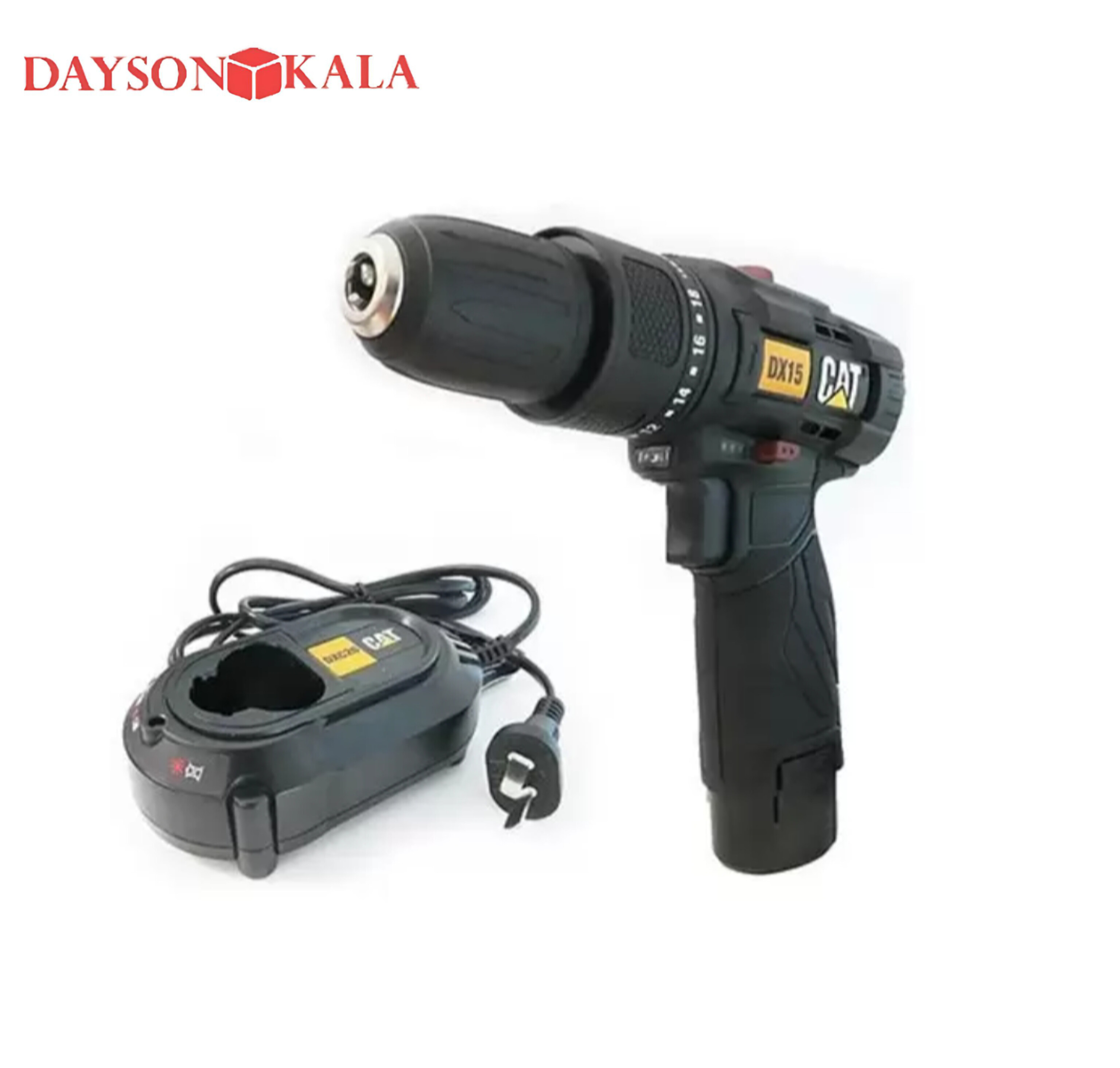 دریل چکشی شارژی کاترپیلار مدل dx15