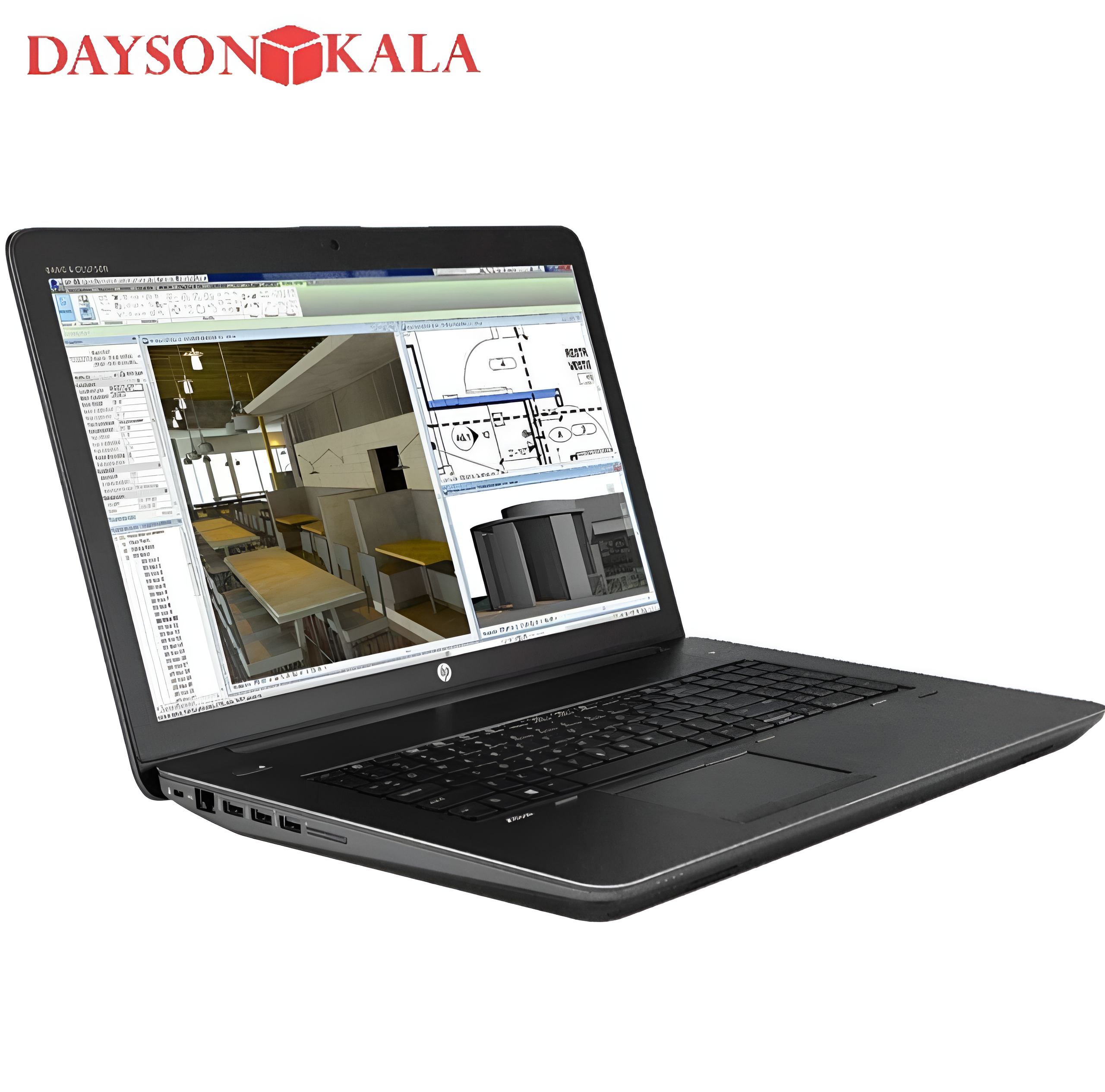 لپ تاپ Zbook 17G1HP با پردازنده i74700MQرم 8