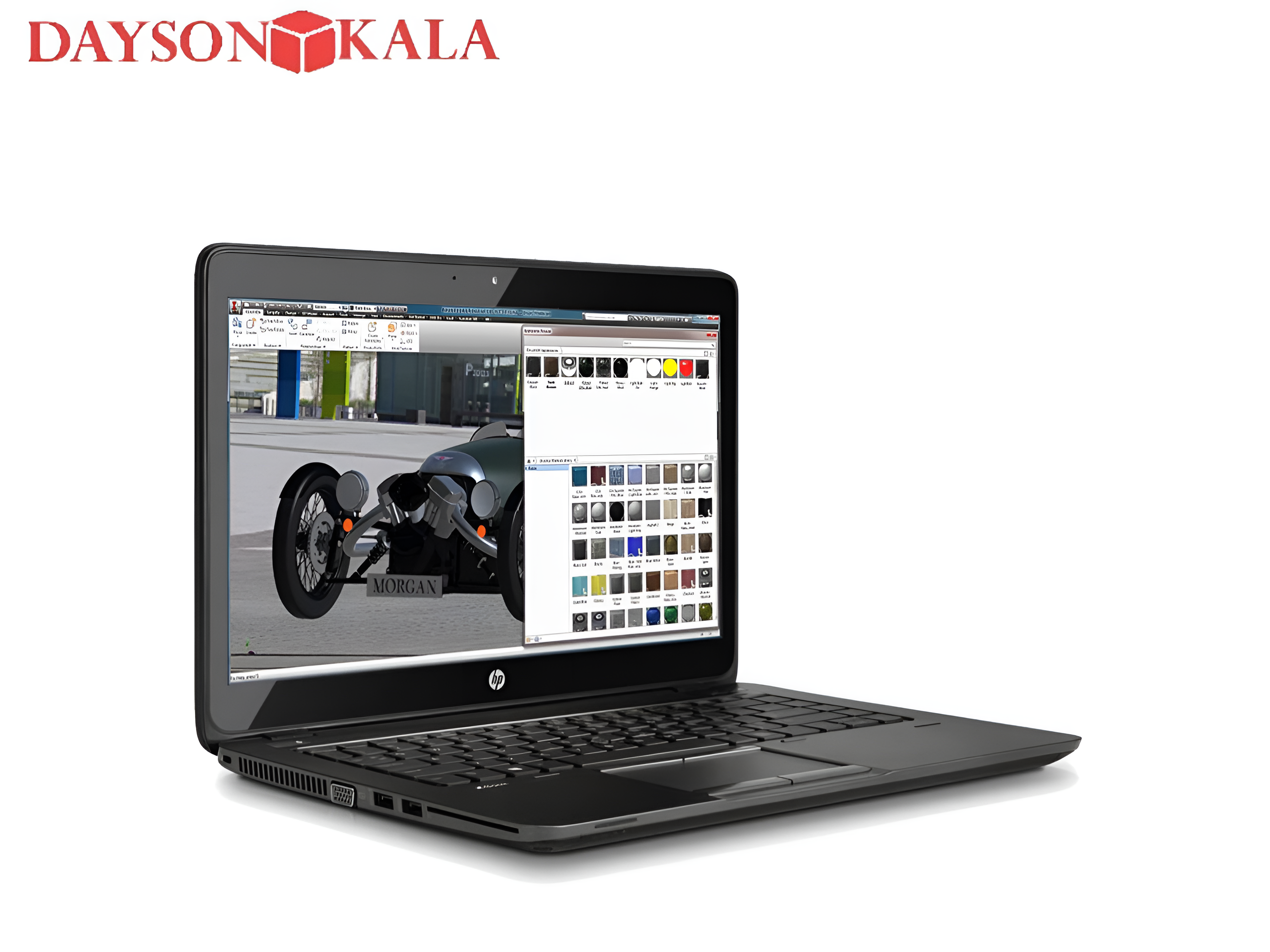 لپ تاپ hp zbook پردازنده i75600U رم ۱۶