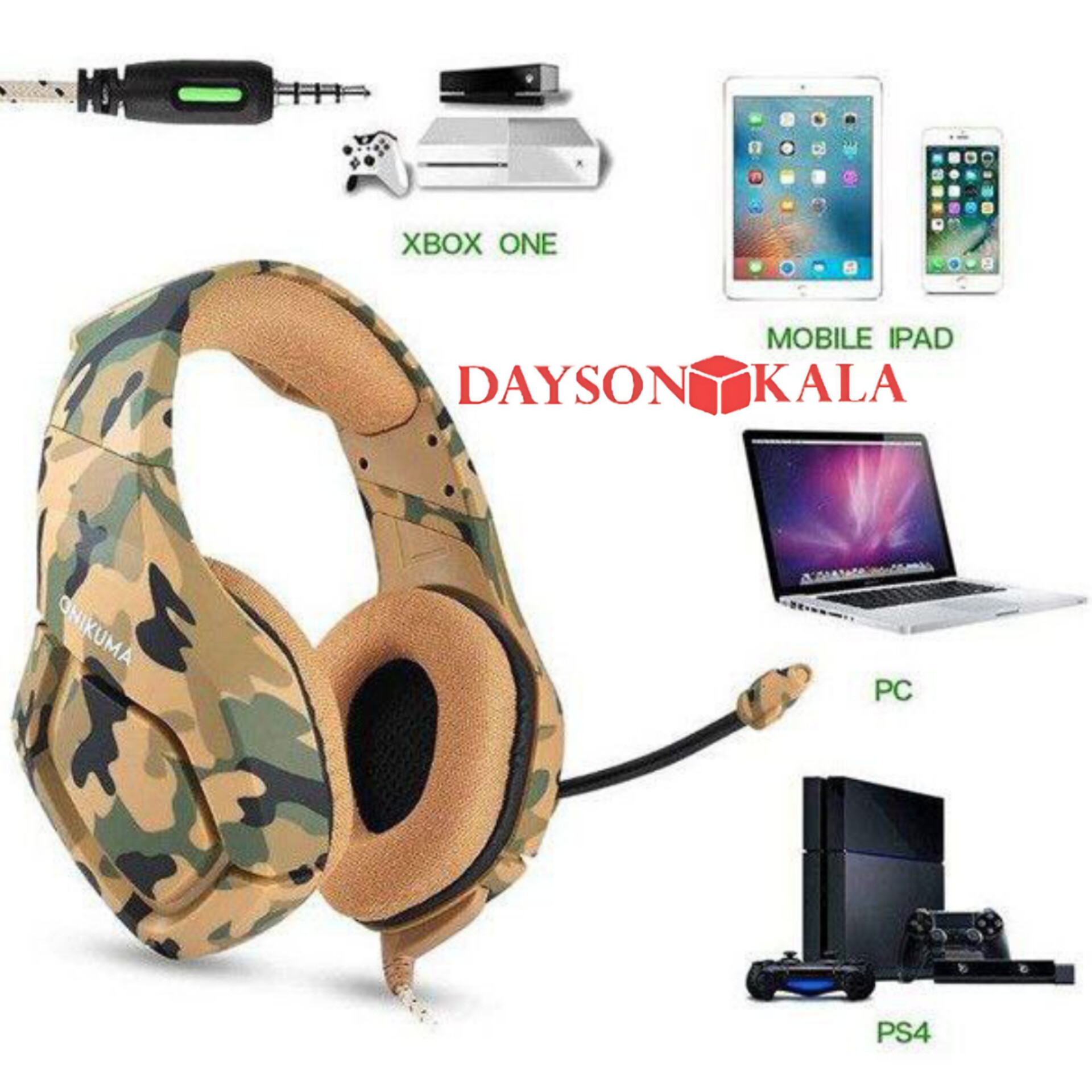 هدفون گیمینگ  ONIKUMA مدل  K1B