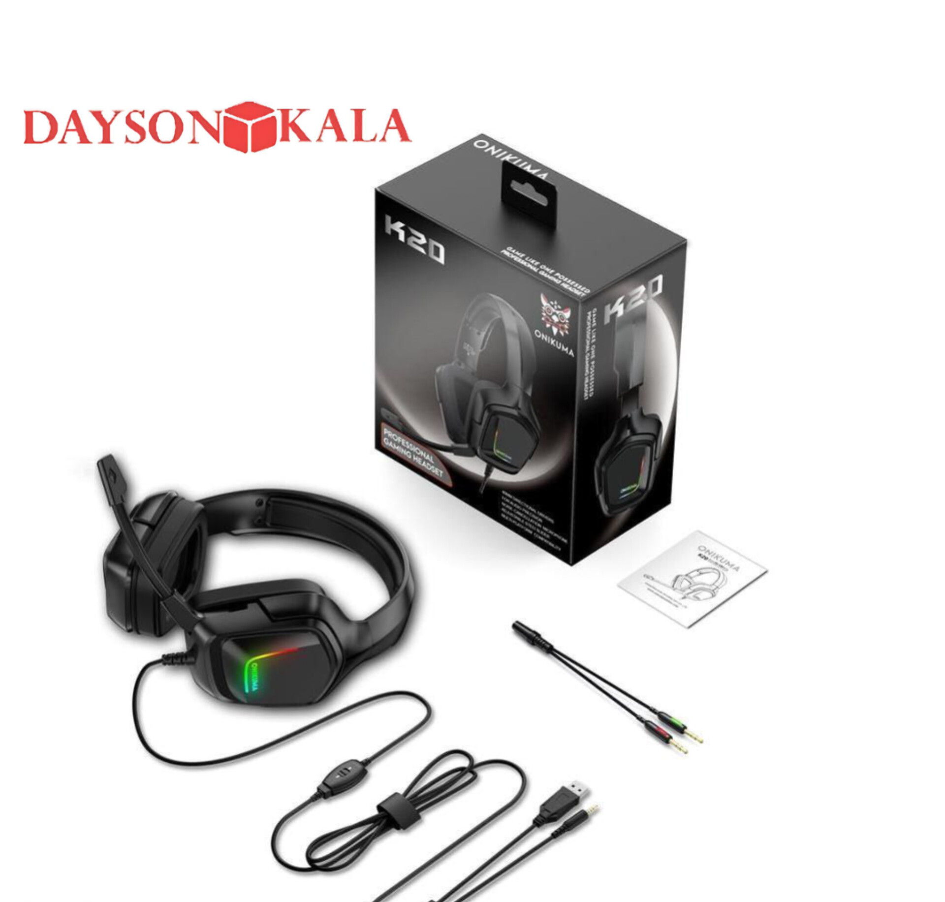 هدفون گیمینگ  ONIKUMA مدل k20