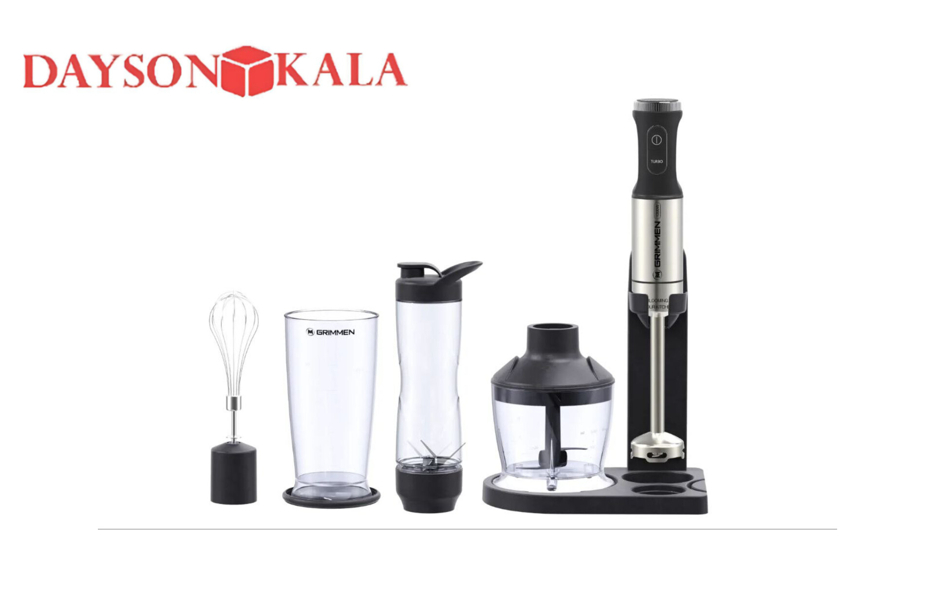 ست گوشت کوب  و اسموتی ساز برند گریمن مدل GR_HBS352