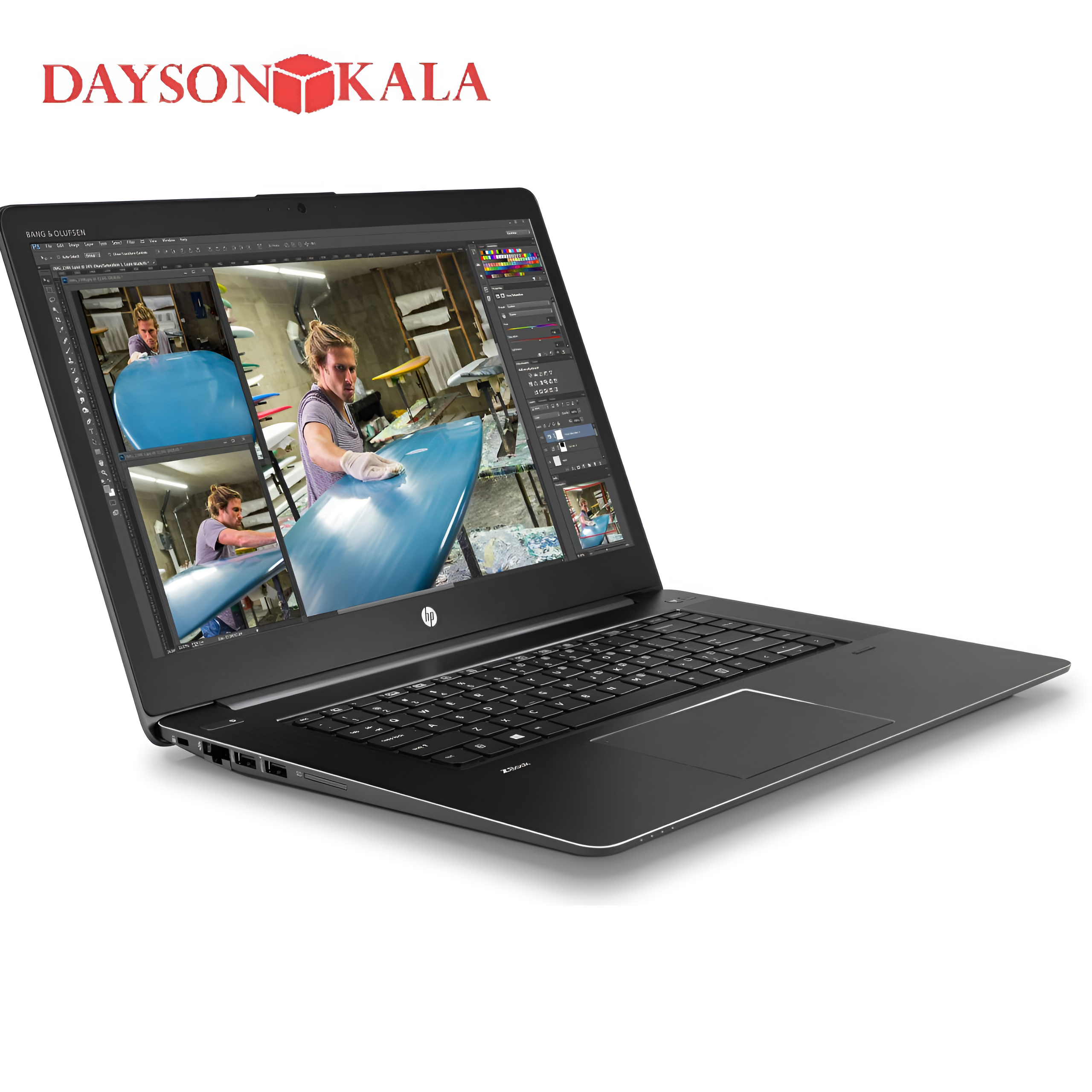 لپ تاپ HP zbook studio G3 Touch پردازنده i7 6700HQ رم ۱۶ (استوک)
