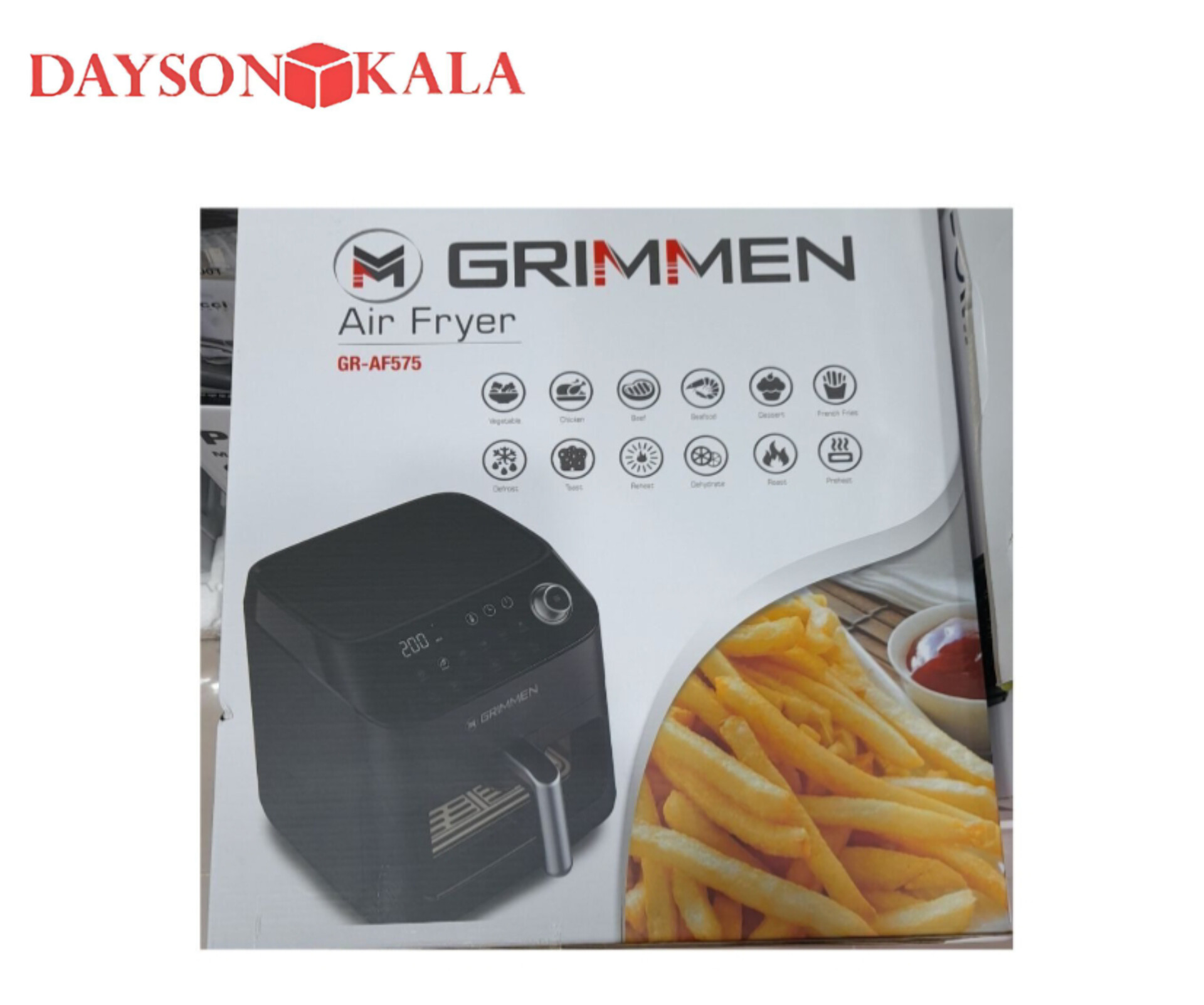 سرخ کن بدون روغن گریمن مدل GR_AF575