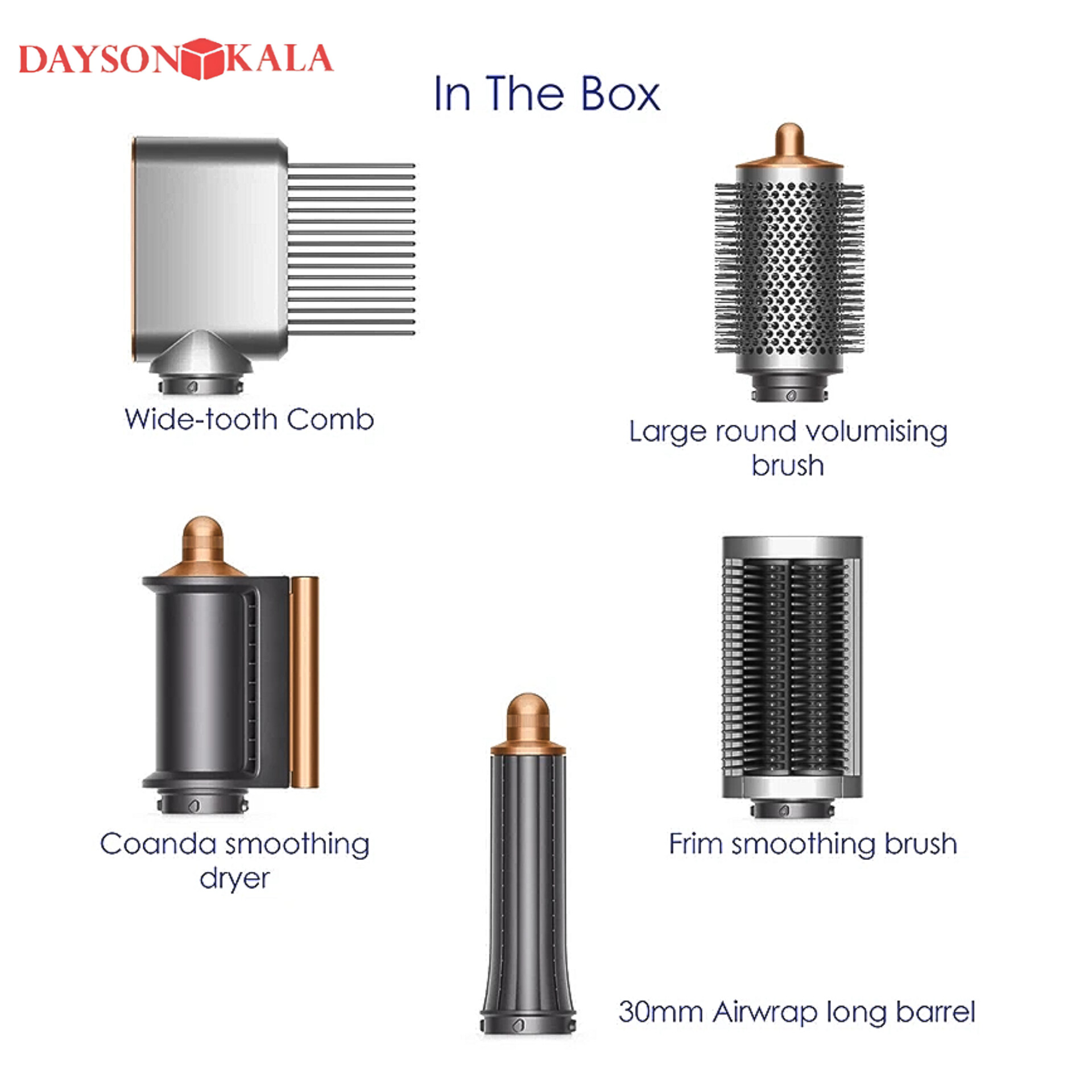 سشوار برس‌دار حالت‌دهنده دایسون مدل Dyson Airwrap HS05 Complete