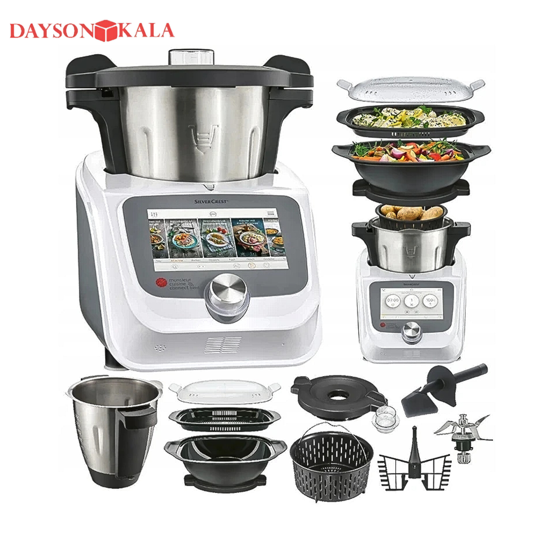 غذاساز هوشمند سیلور کرست Monsieur Cuisine Smart