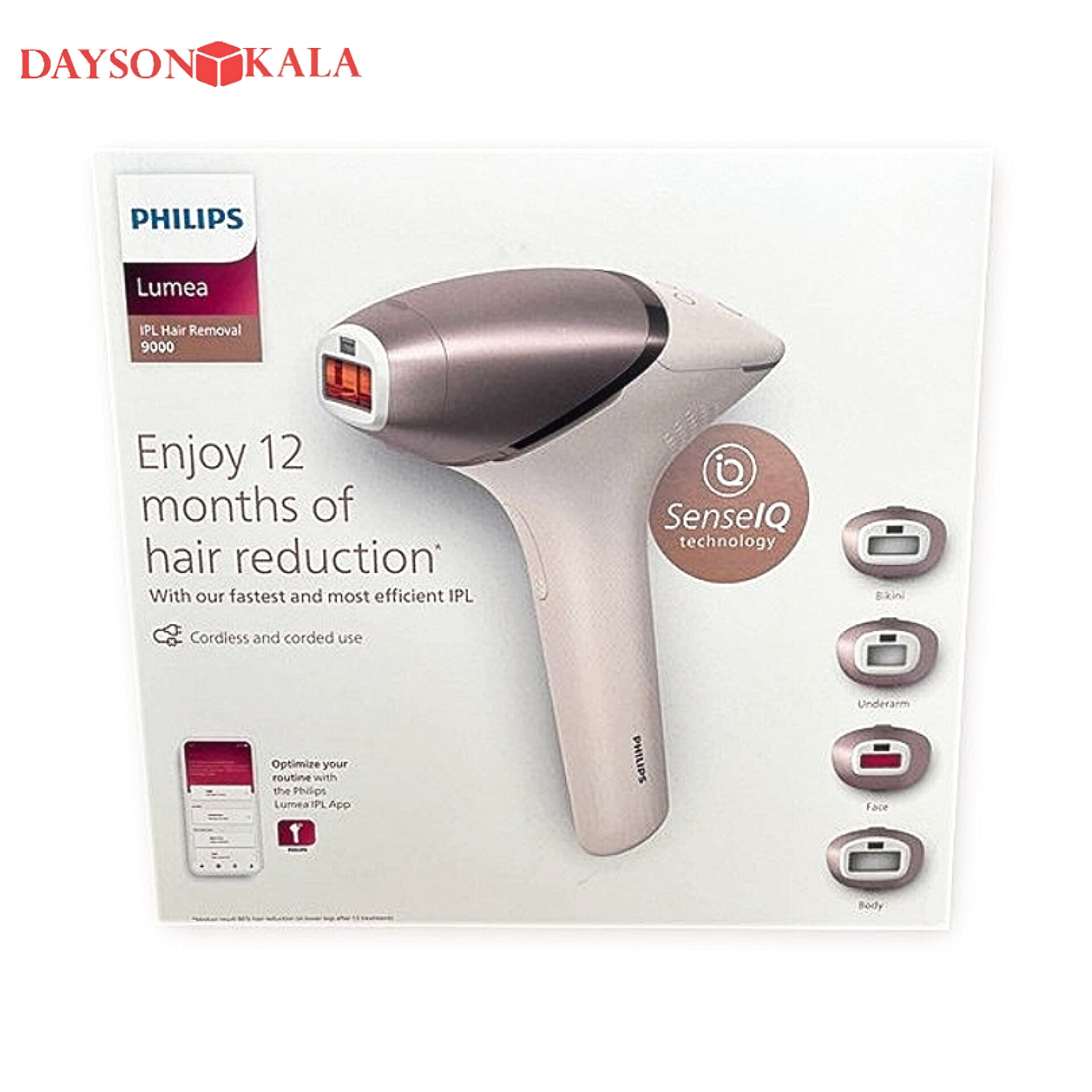 دستگاه لیزر خانگی فیلیپس مدل Philips Lumea IPL 9900