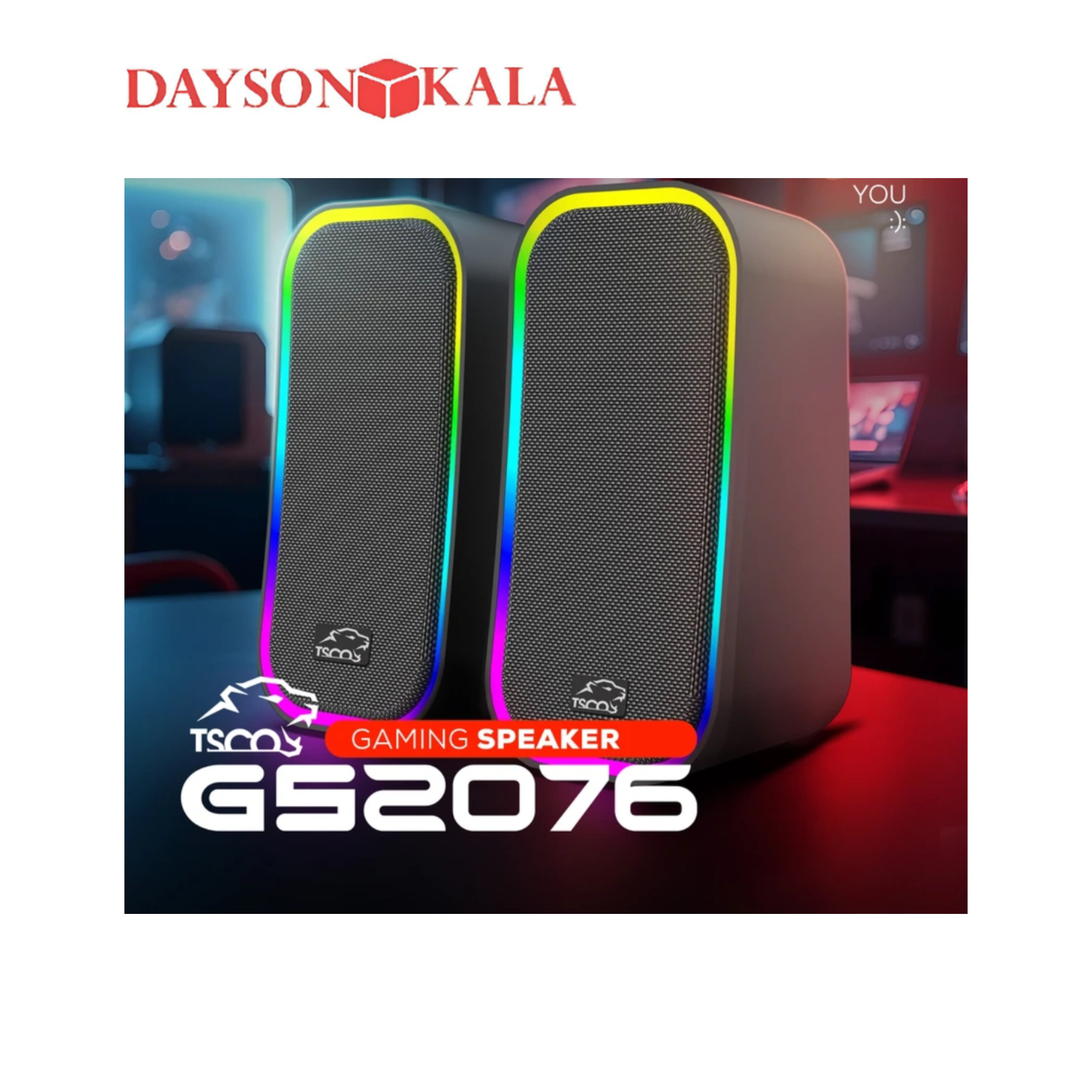 اسپیکر دو تکه بلوتوثی TSCO GS 2076