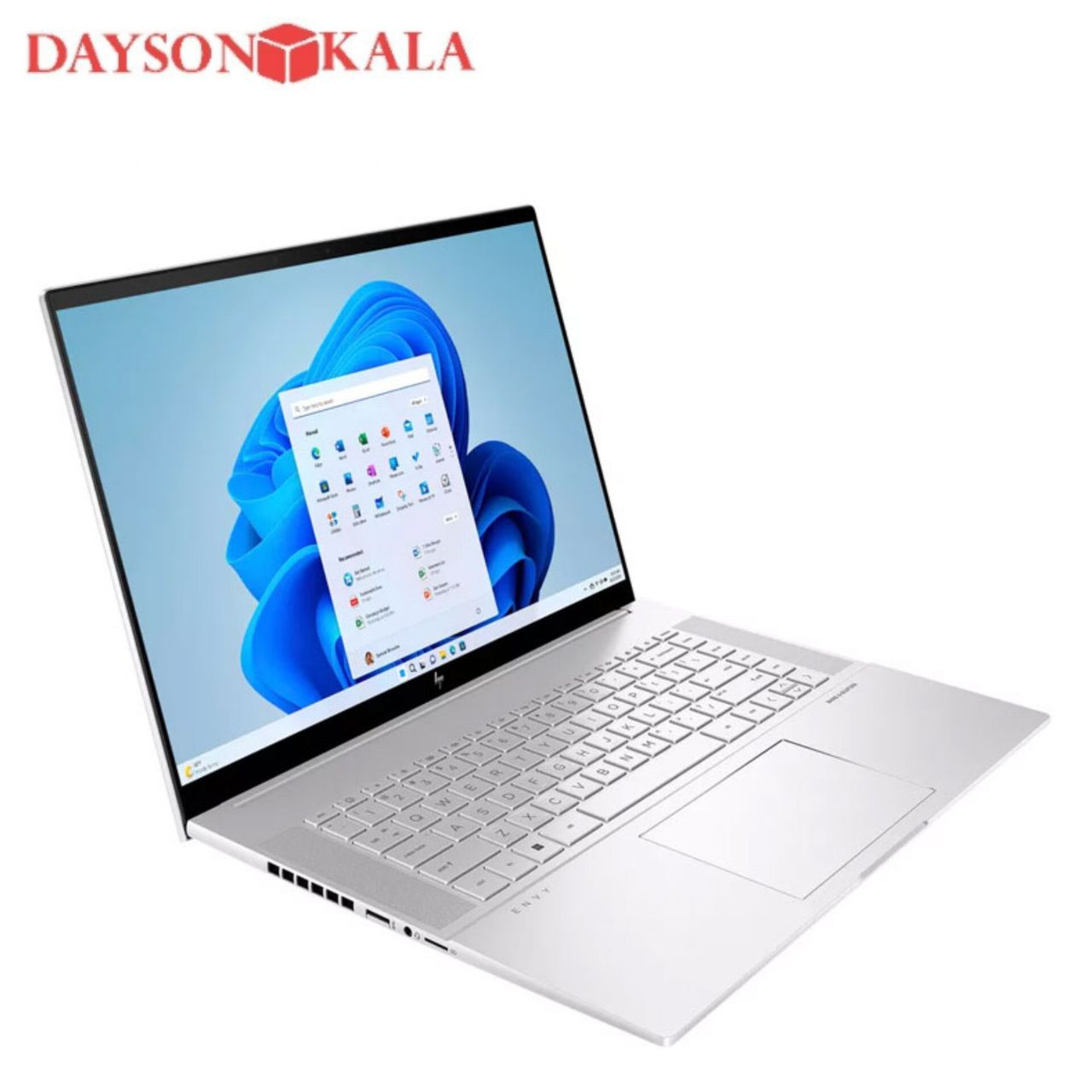 لپ تاپ HP Envy17 پردازنده i7-1165G7 رم 8 هارد 512 نمایشگر 17اینچ