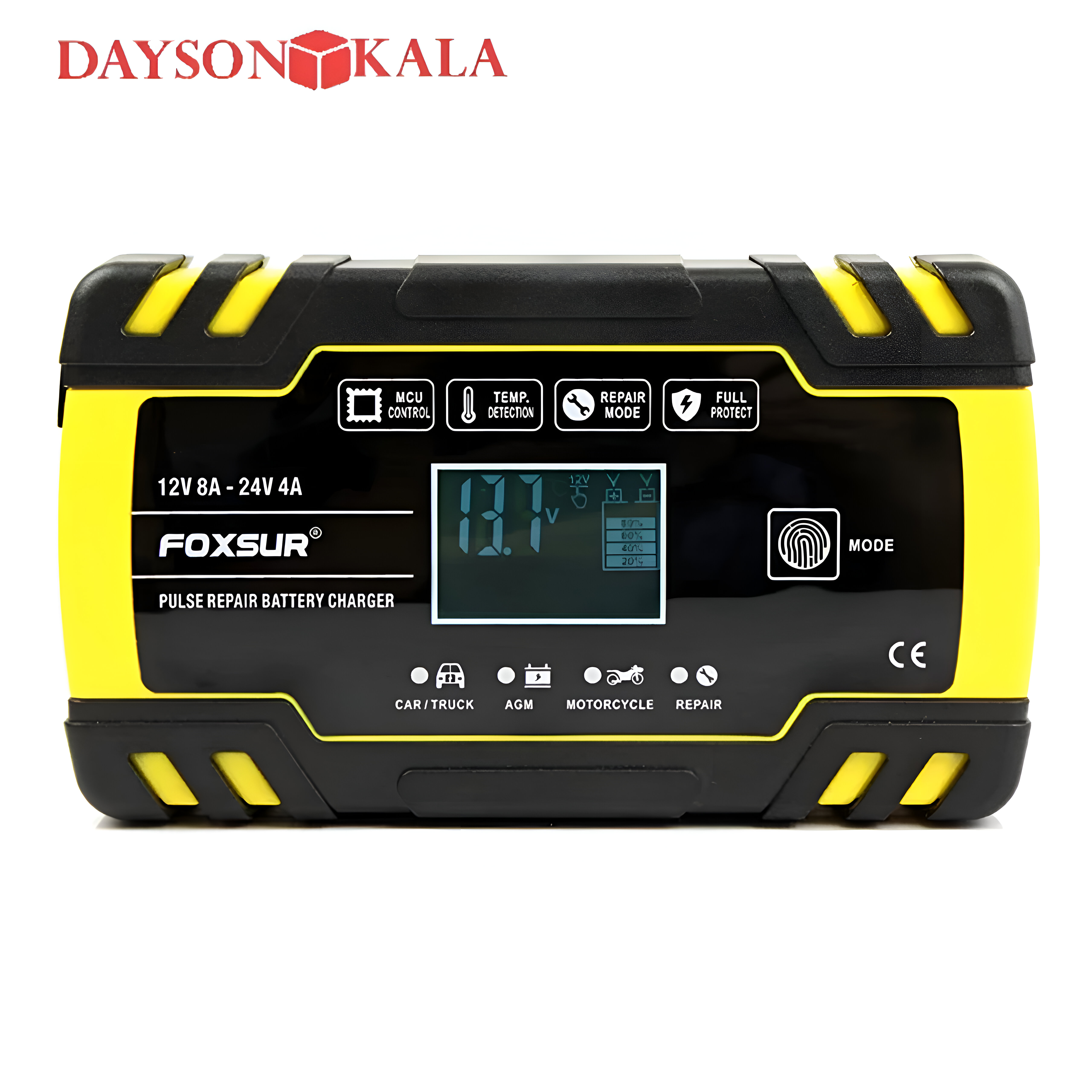 شارژر باتری فاکسور مدل 12V 8A 24V 4A