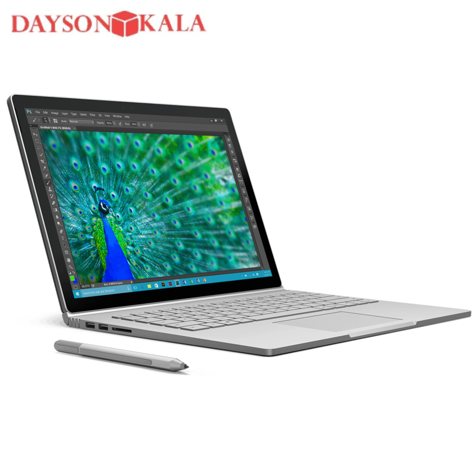 لپ تاپ surface Book1 پردازنده i5_6300U رم 8 هارد 256 نمایشگر
