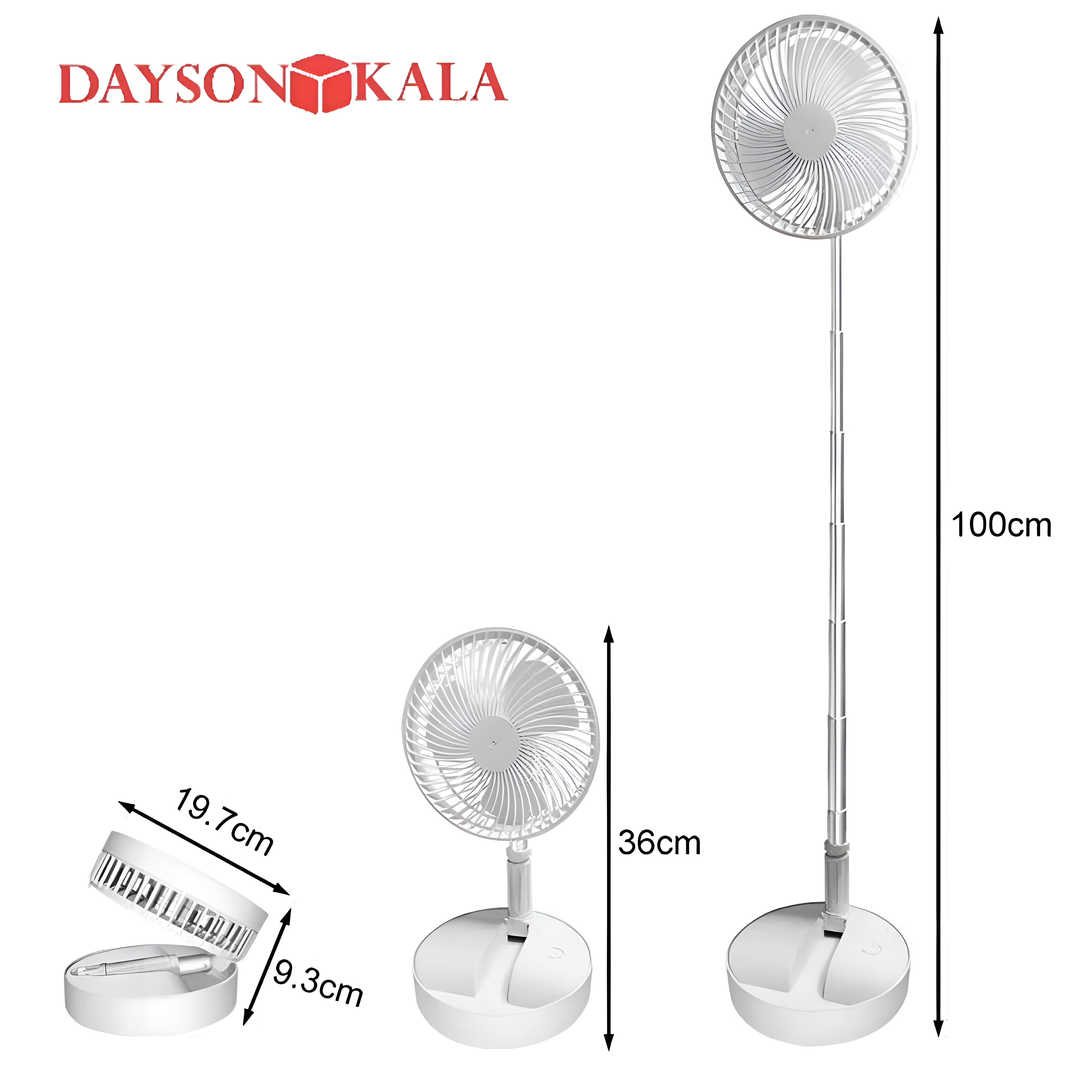 پنکه شارژی Ventilateur مدل nomade