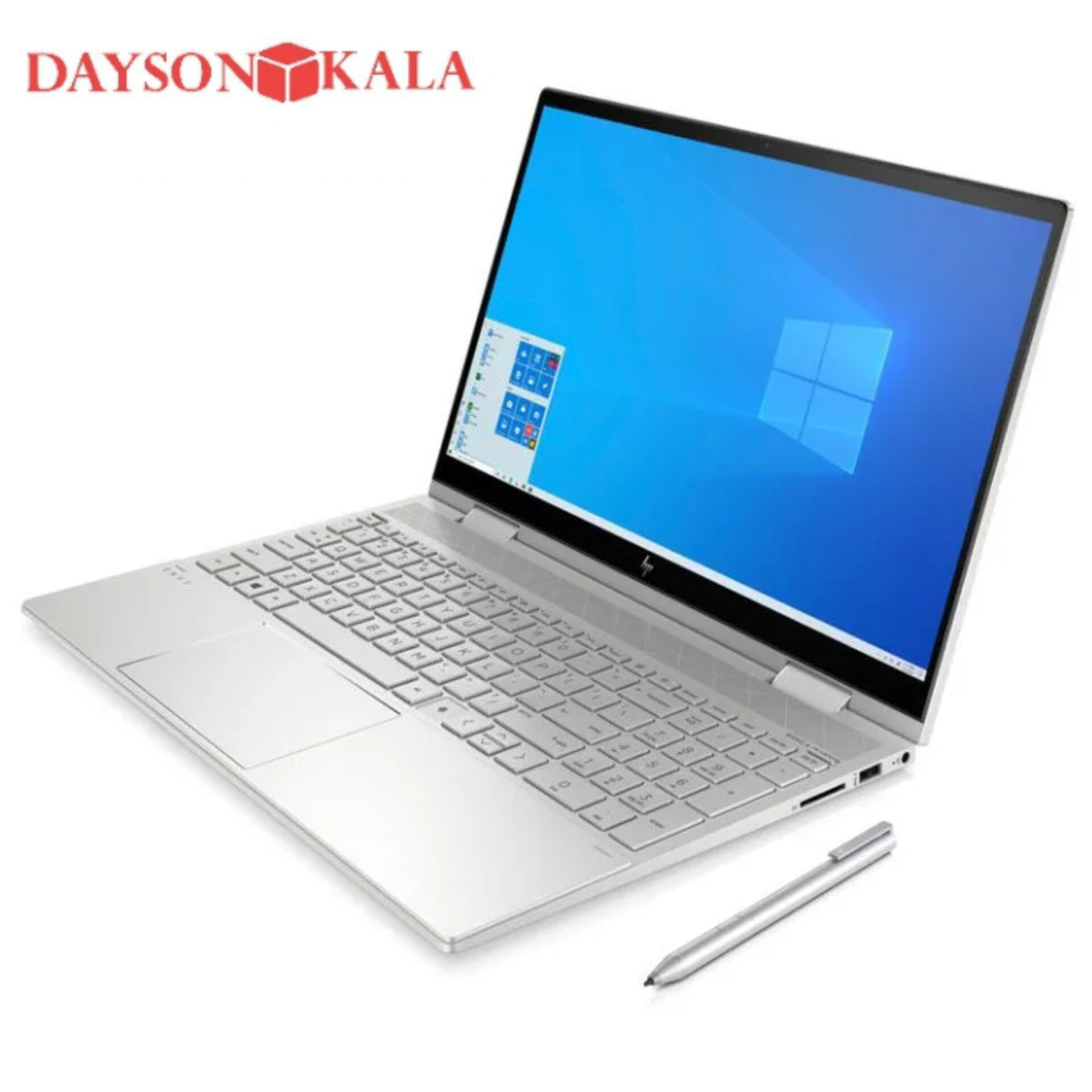 لپ تاپ HP Envy15 پردازنده Ryzen5-5500U رم 8 هارد 256 نمایشگر 15.6 اینچ