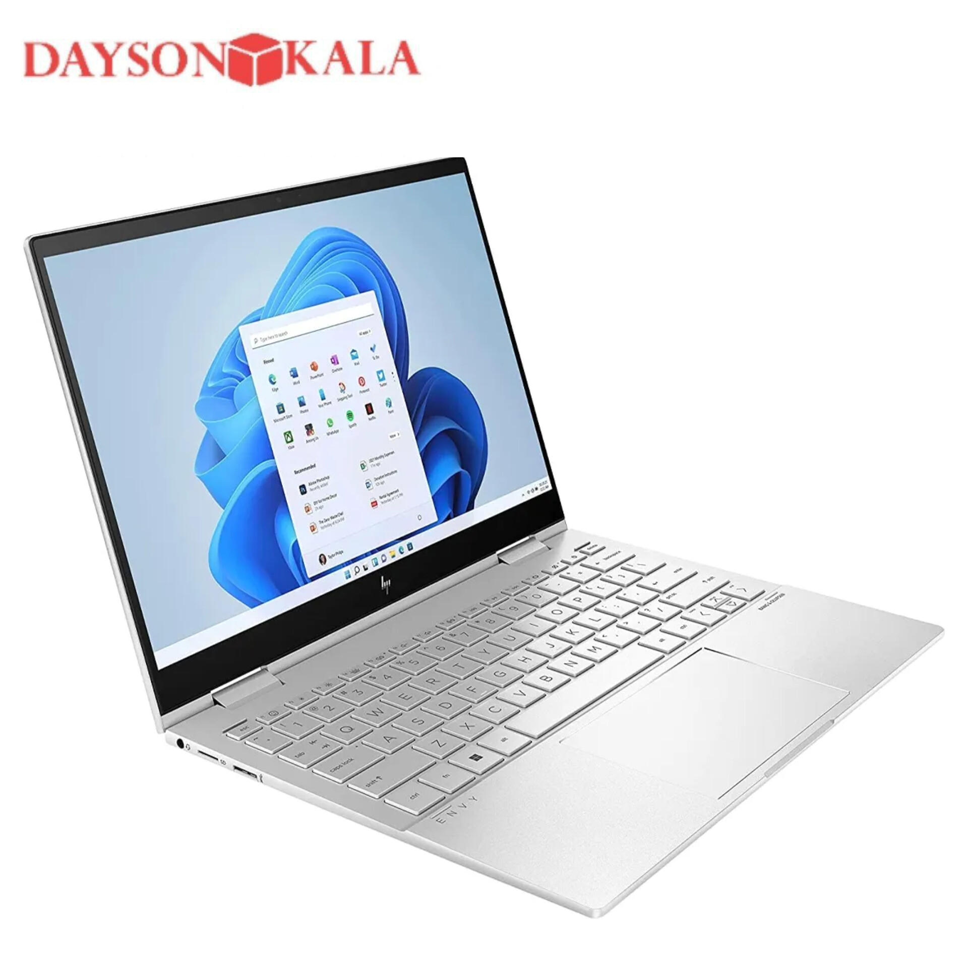 لپ تاپ HP Envy 13 پردازنده i7-1250U رم 16 هارد 512 نمایشگر 13 اینچ