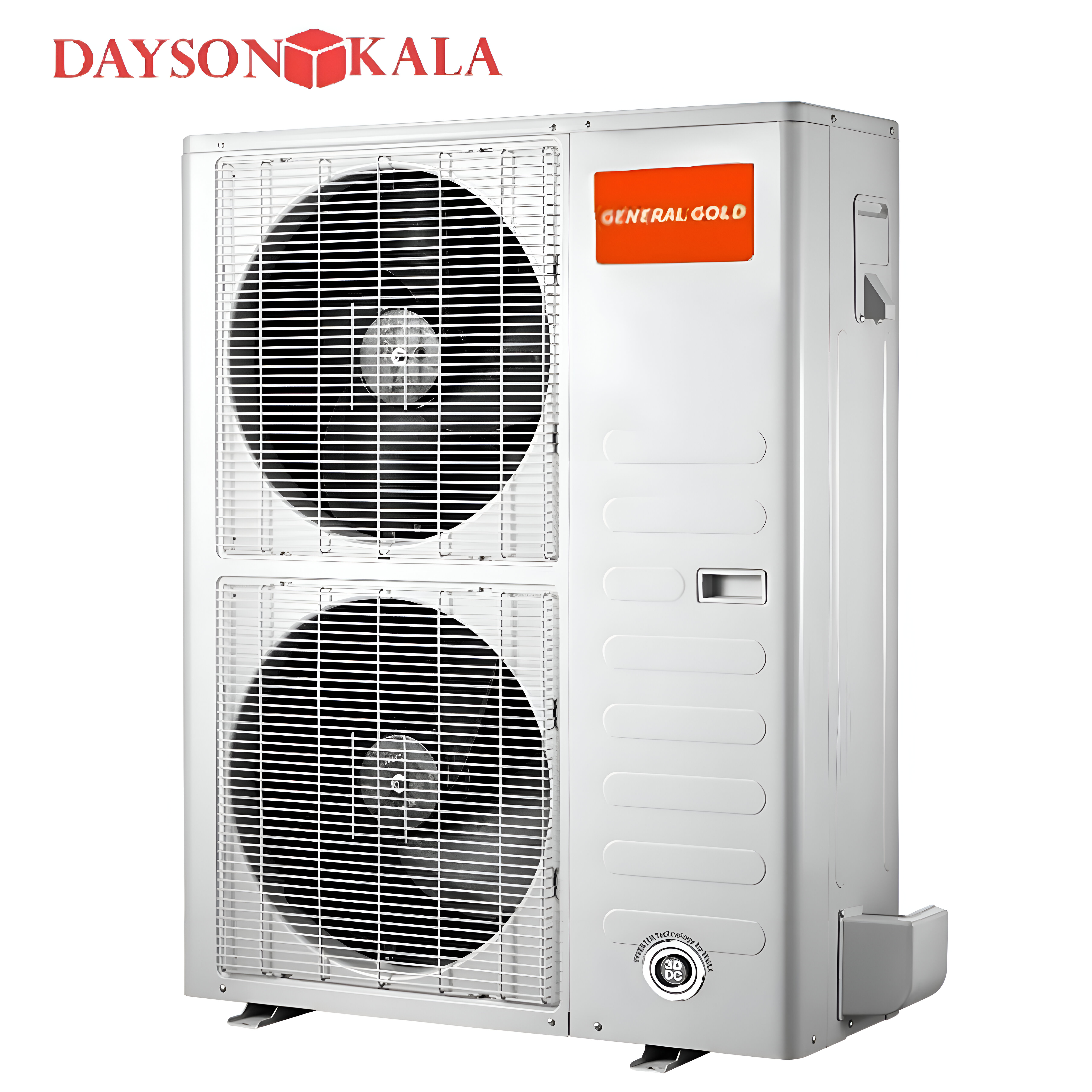 کولر گازی ایستاده جنرال گلد ۳۶۰۰۰ دو فن، گاز R410a مدل GG-MF36000D NORD T3