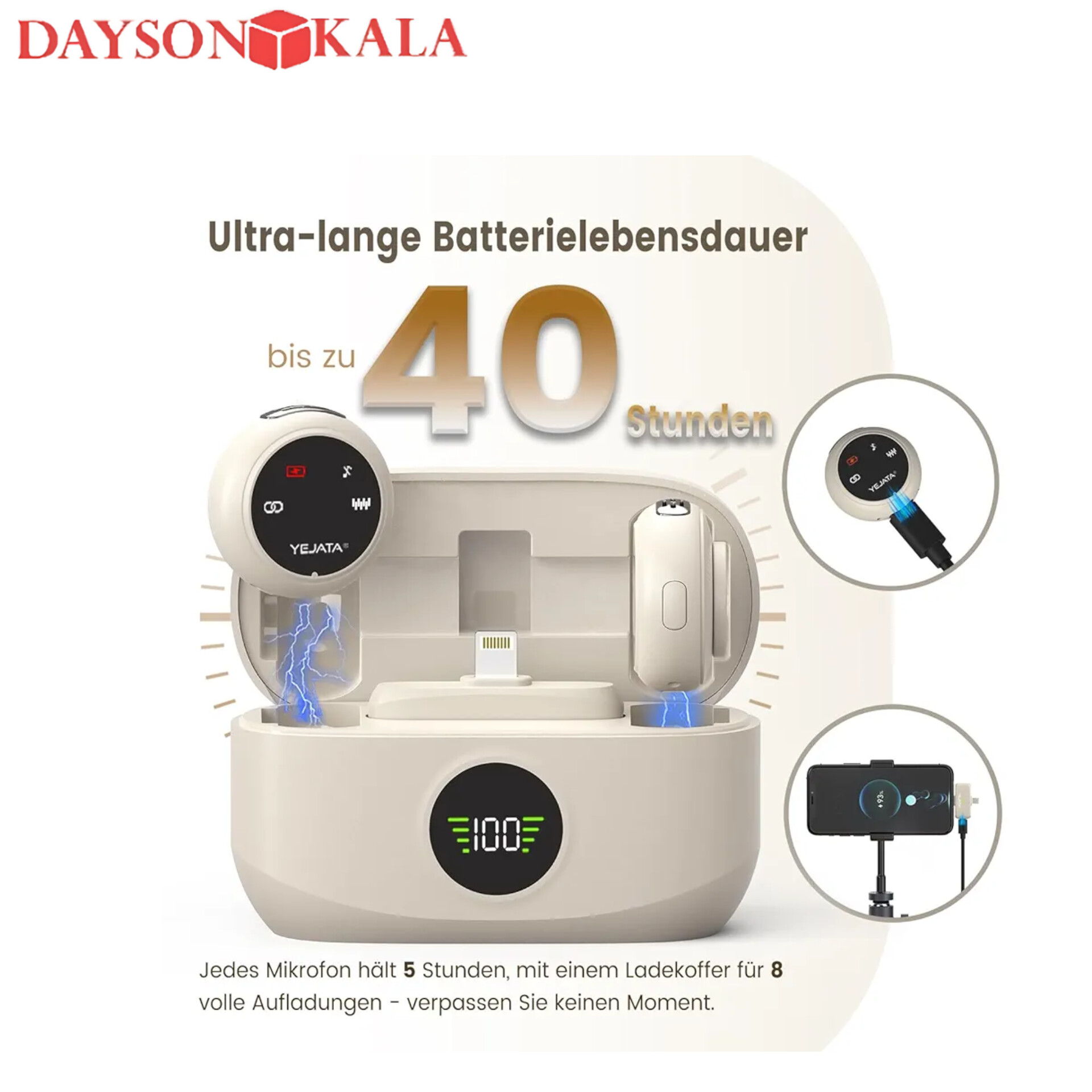 میکروفون یقه ایی YEJATA