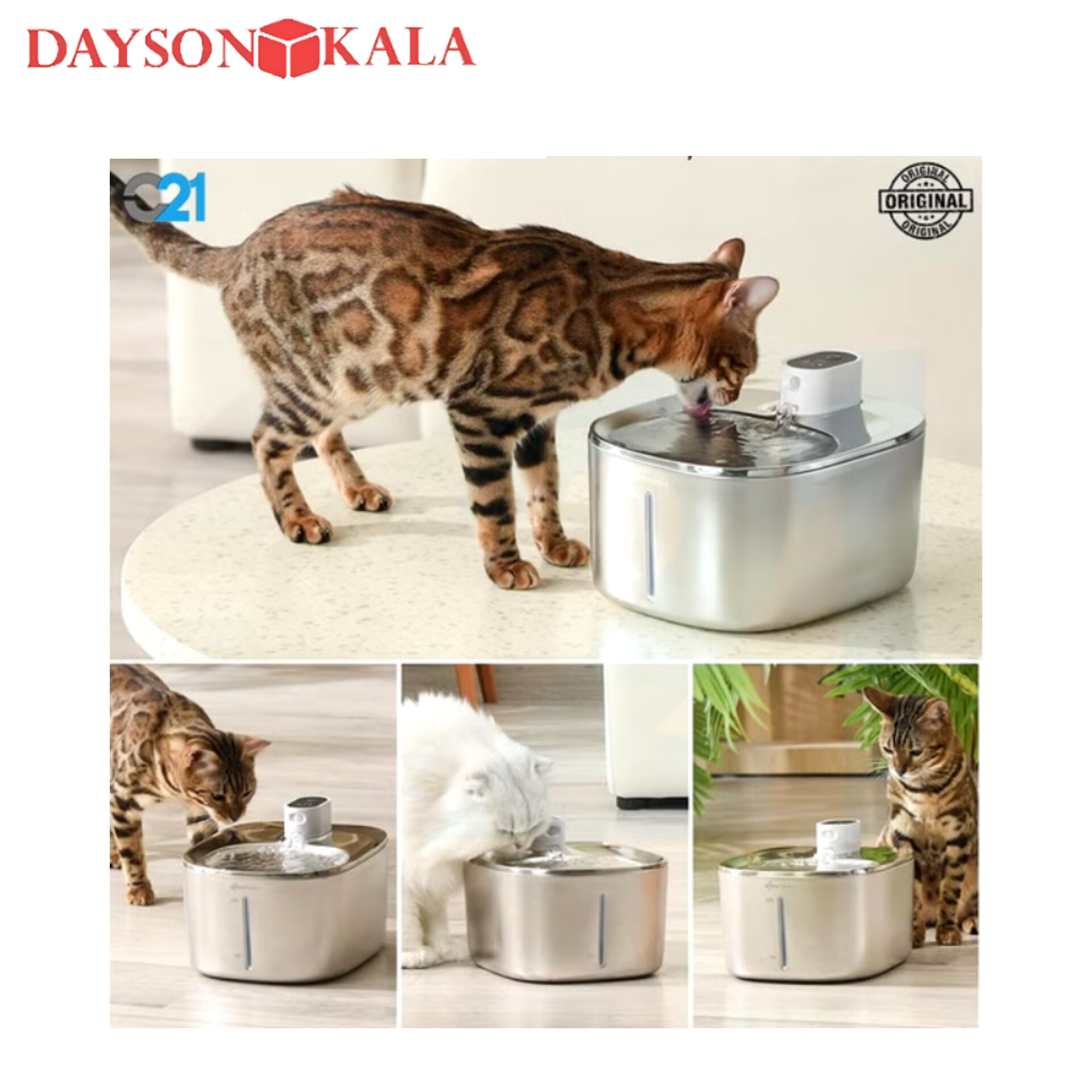 آبخوری سنسور دار شارژی گربه و سگ apetdola fs10 pro