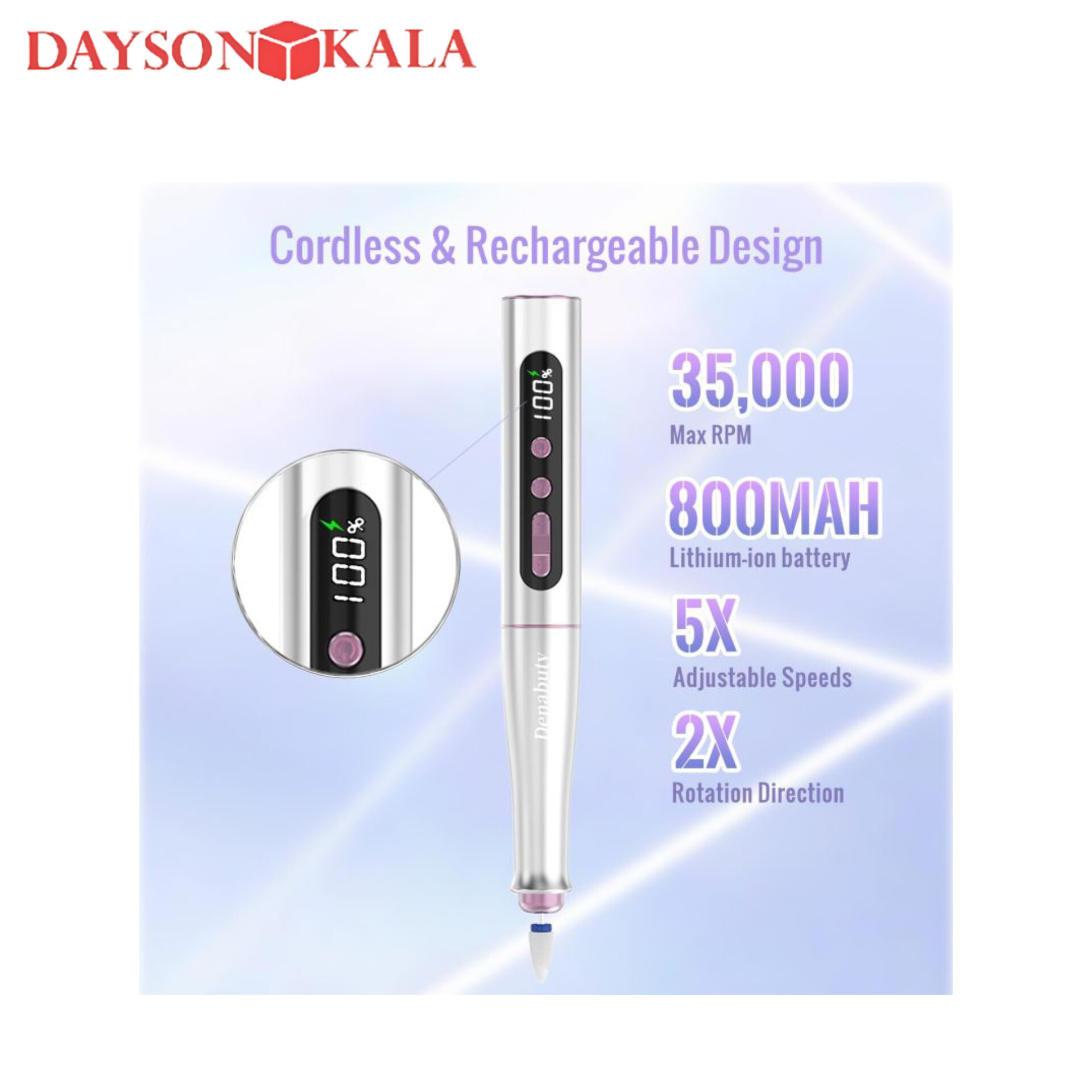 دستگاه سوهان ناخن شارژی DENABUTY مدل DN-2402